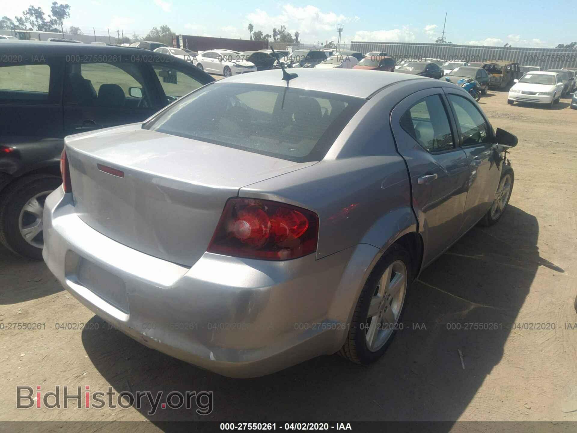 2013 DODGE AVENGER - VIN: 1C3CDZAB7DN664847 - Фото 4