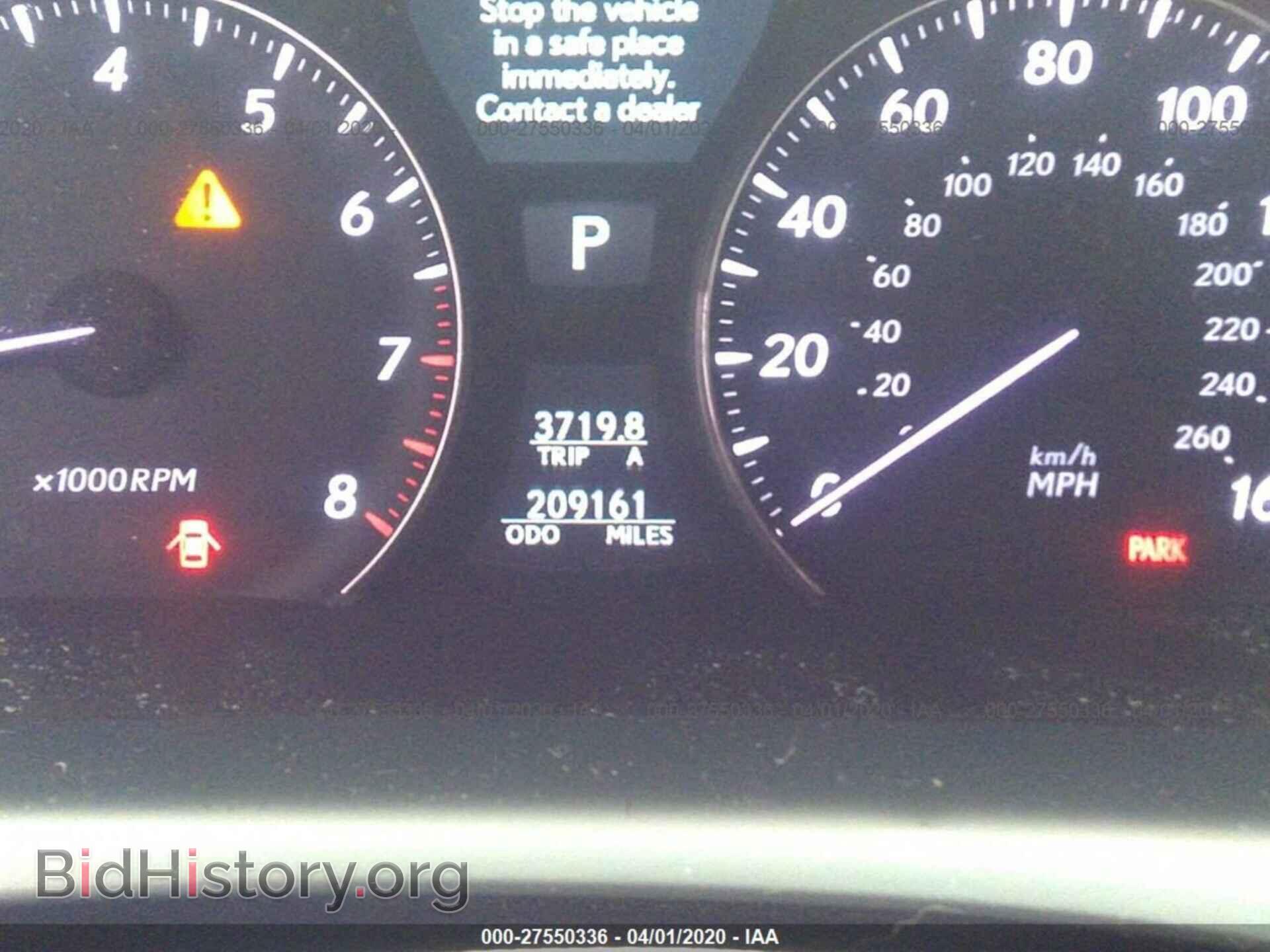 2007 LEXUS LS - VIN: JTHBL46F775040901 - Photo 7