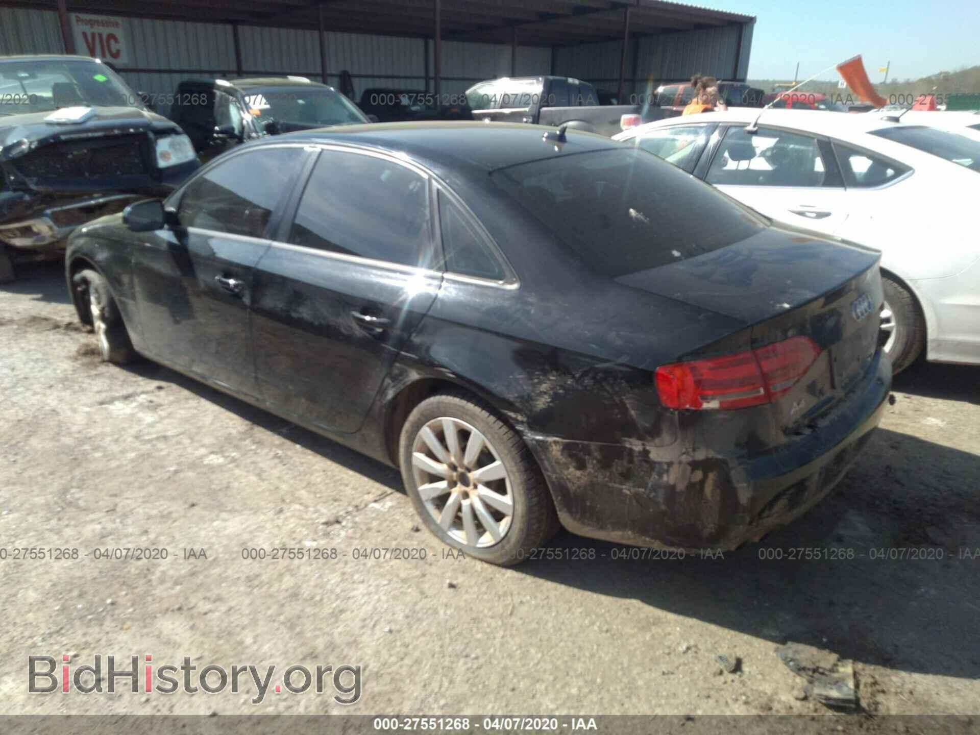 2012 AUDI A4 - VIN: WAUAFAFL3CN012478 - Фото 3