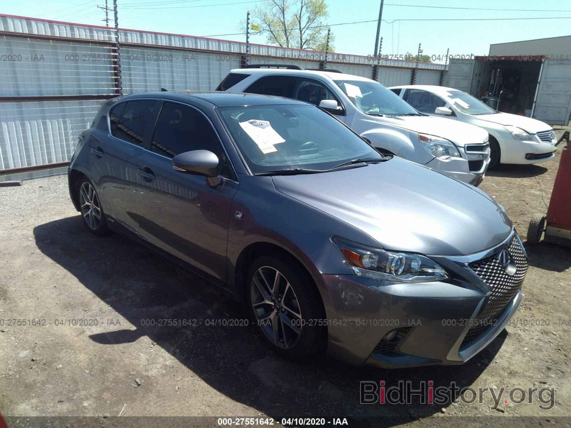 Photo JTHKD5BH2E2209179 - LEXUS CT 200H 2014