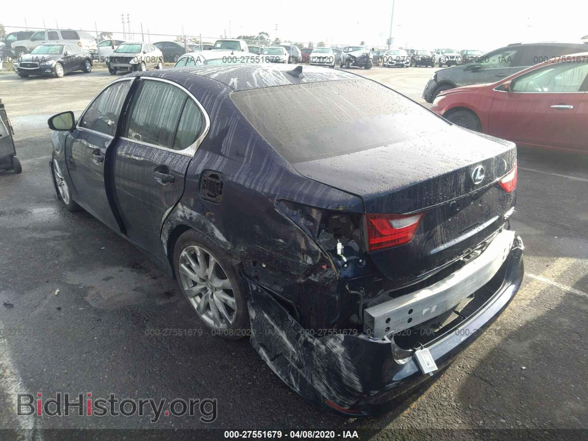 2013 LEXUS GS - VIN: JTHBE1BL3D5003635 - Фото 2