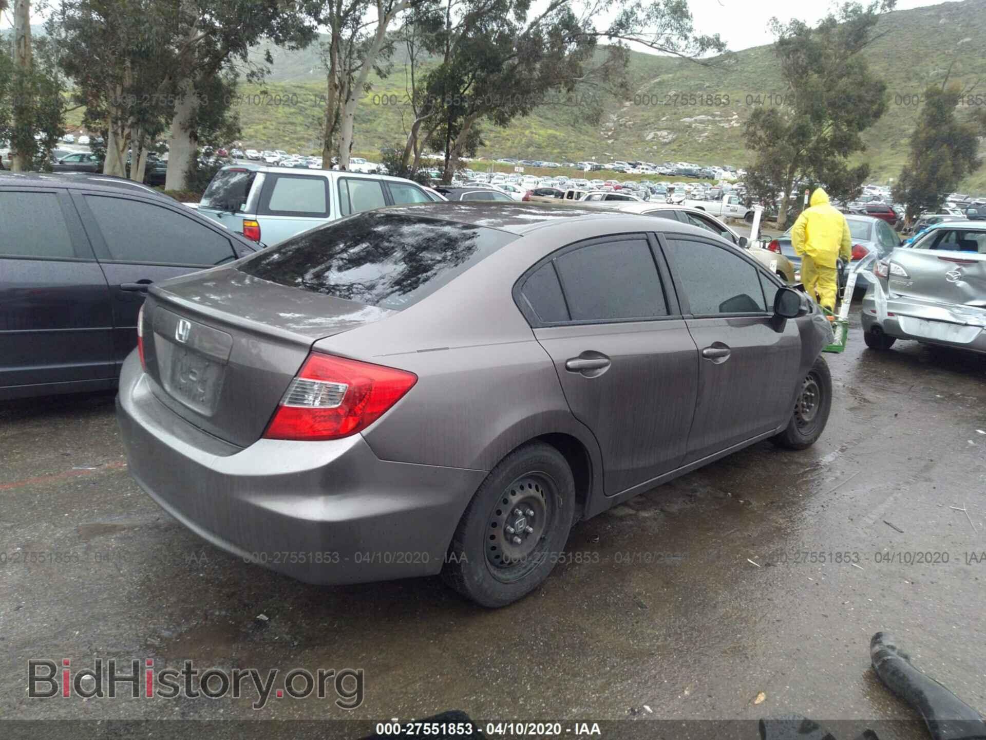 2012 HONDA CIVIC - VIN: 2HGFB2F50CH601865 - Фото 4
