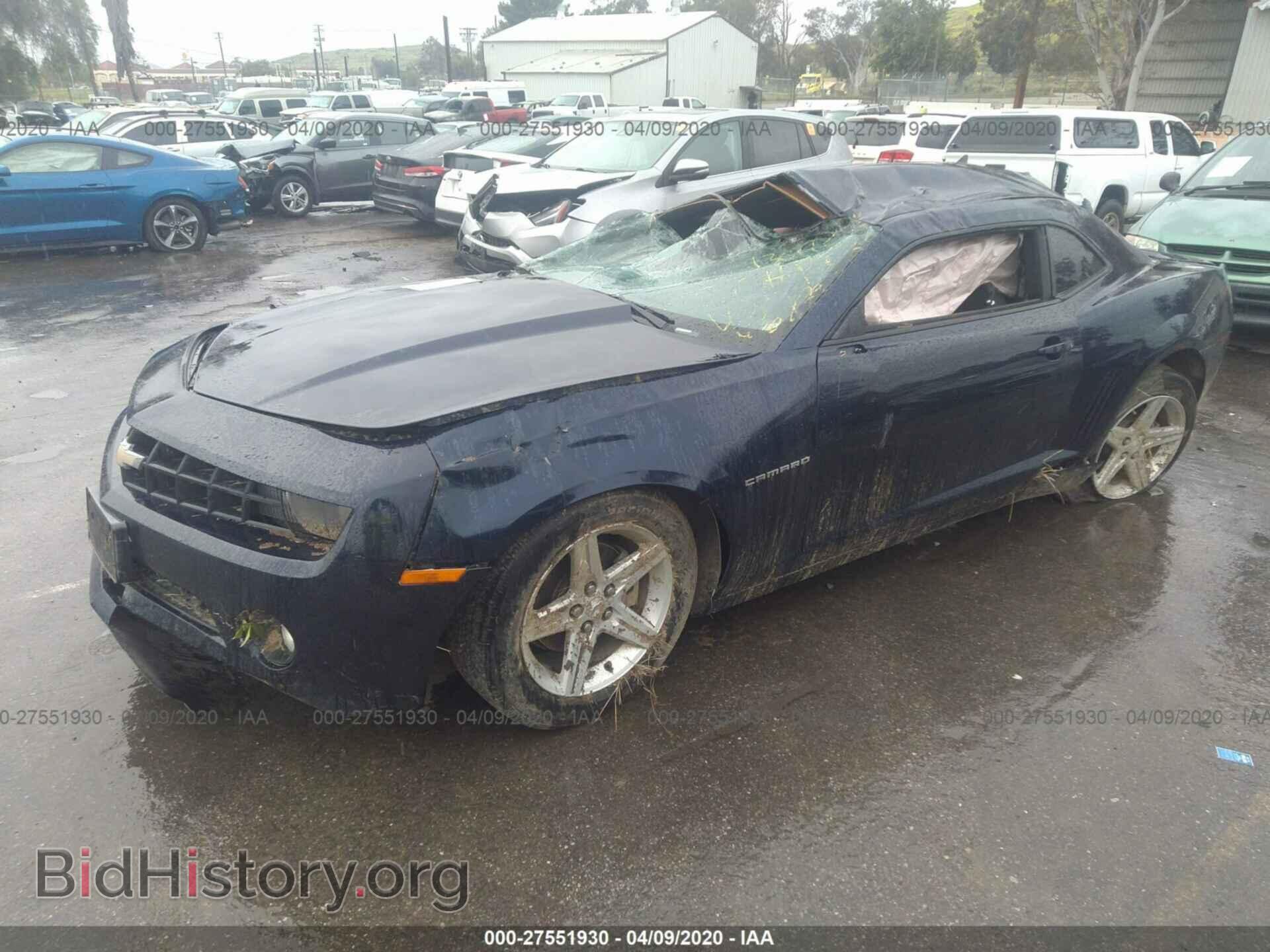 2012 CHEVROLET CAMARO - VIN: 2G1FB1E31C9172814 - Фото 2