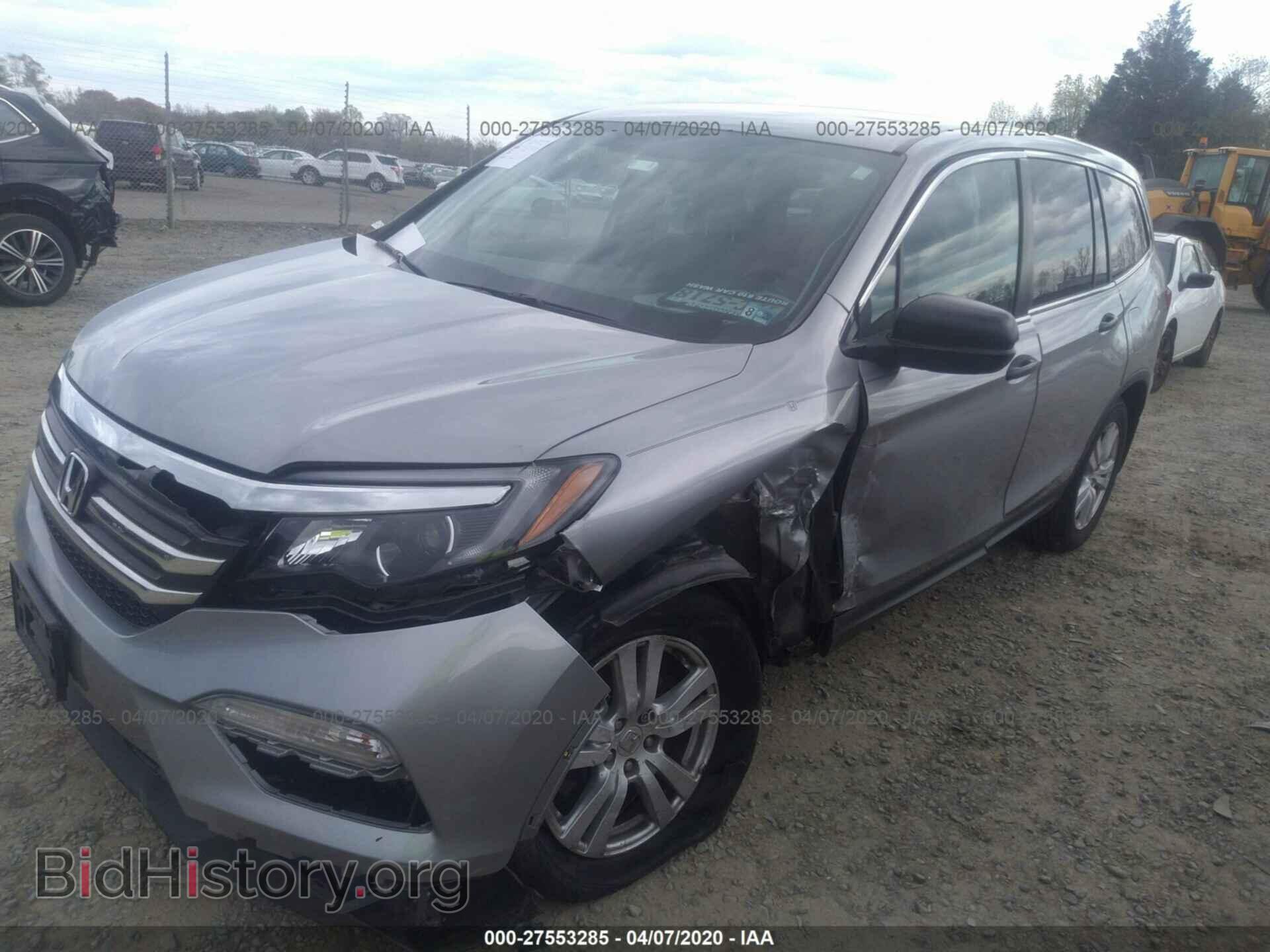 2016 HONDA PILOT - VIN: 5FNYF5H19GB052945 - Фото 2