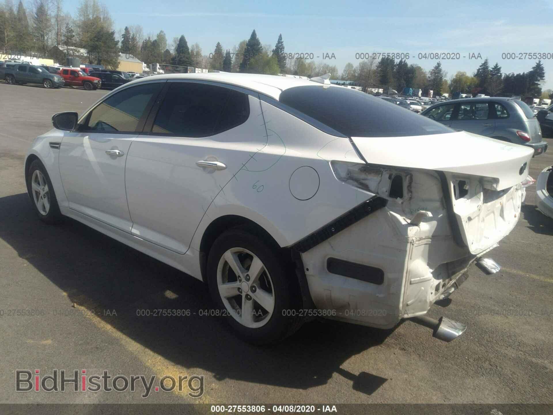2015 KIA OPTIMA - VIN: KNAGM4A75F5646424 - Photo 3