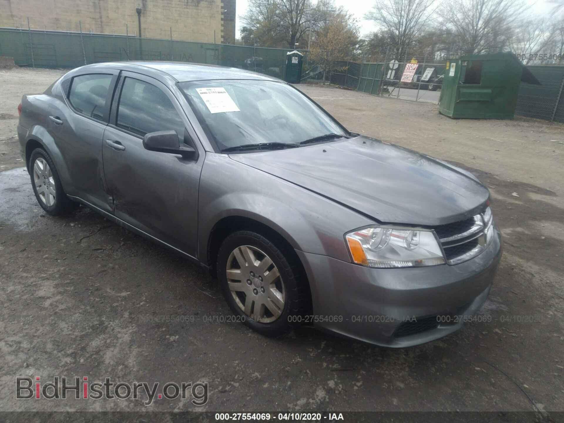Фотография 1C3CDZAB1DN554750 - DODGE AVENGER 2013