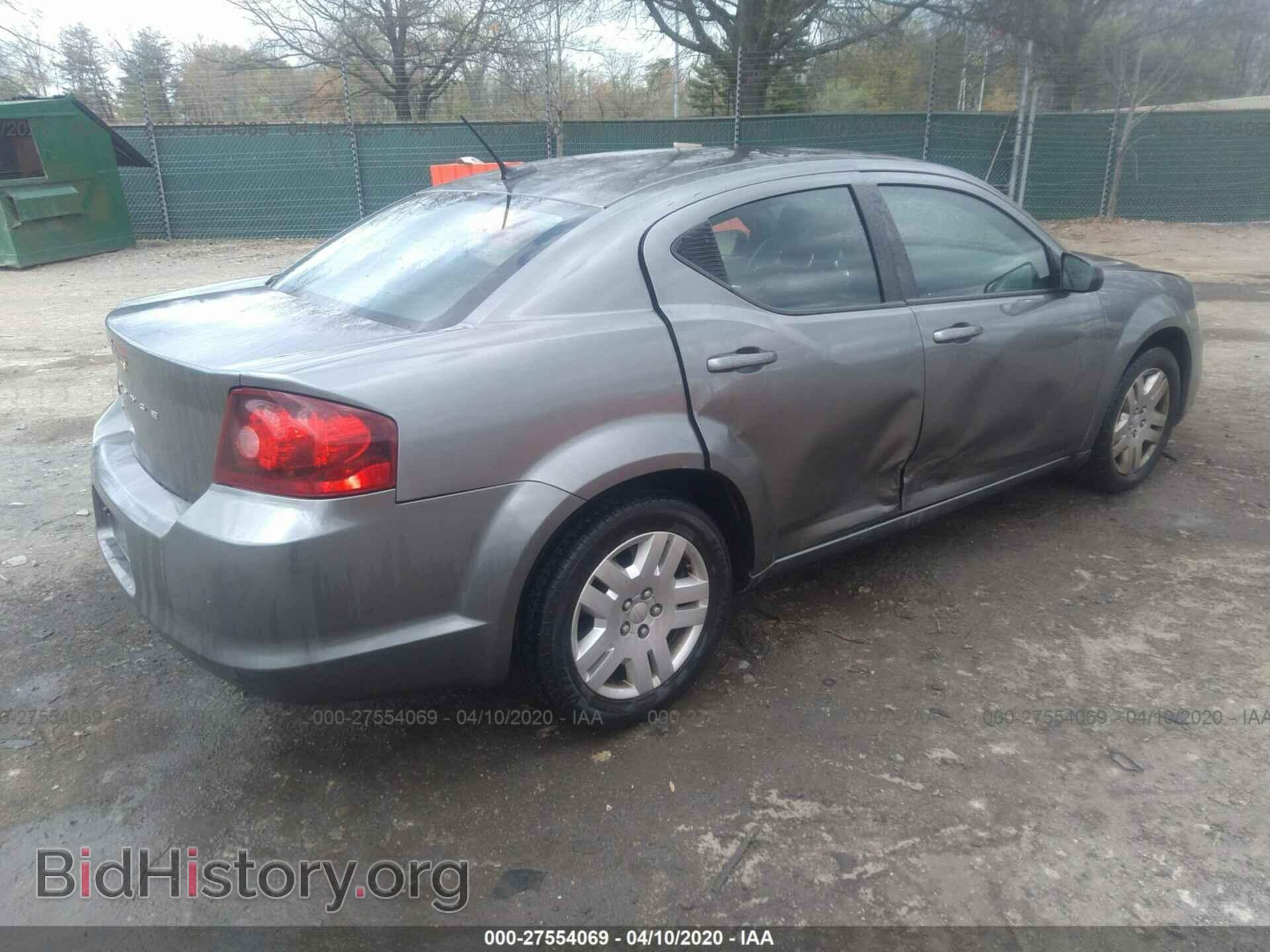 2013 DODGE AVENGER - VIN: 1C3CDZAB1DN554750 - Фото 4