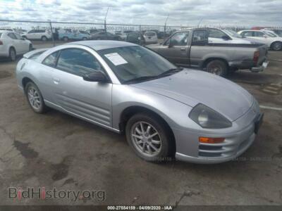 2001 Mitsubishi ECLIPSE GS, серебристый — VIN 4A3AC44GX1E200086, IAAI