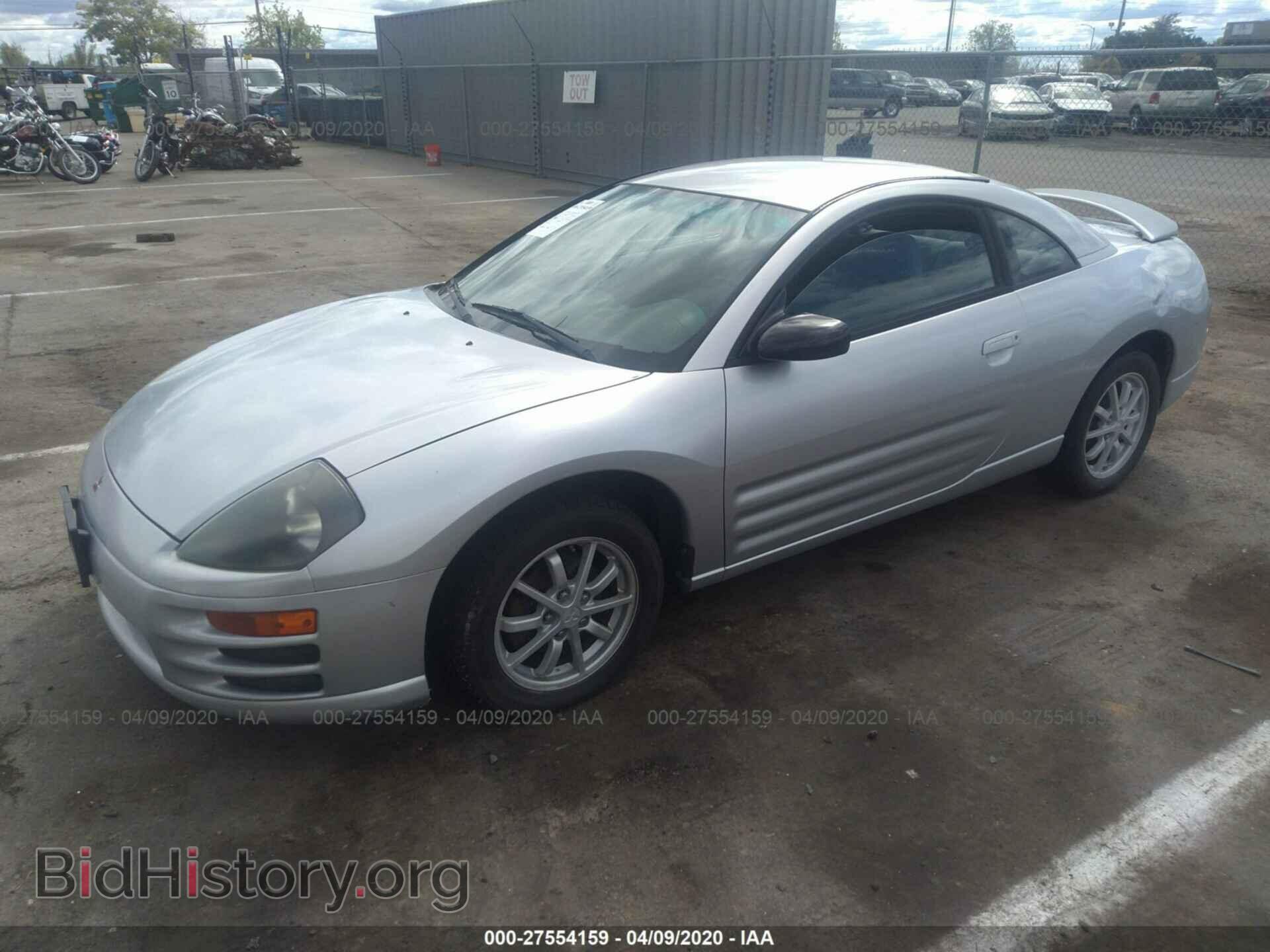 2001 MITSUBISHI ECLIPSE - VIN: 4A3AC44GX1E200086 - Фото 2
