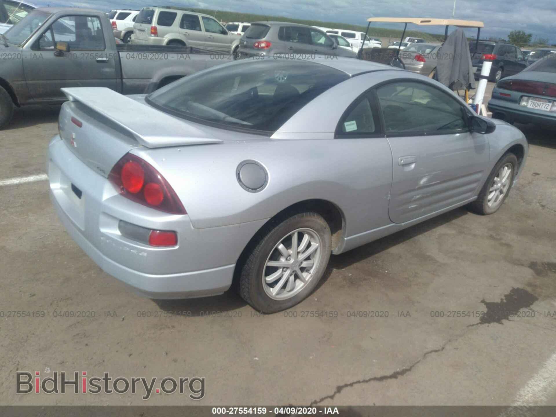 2001 MITSUBISHI ECLIPSE - VIN: 4A3AC44GX1E200086 - Фото 4