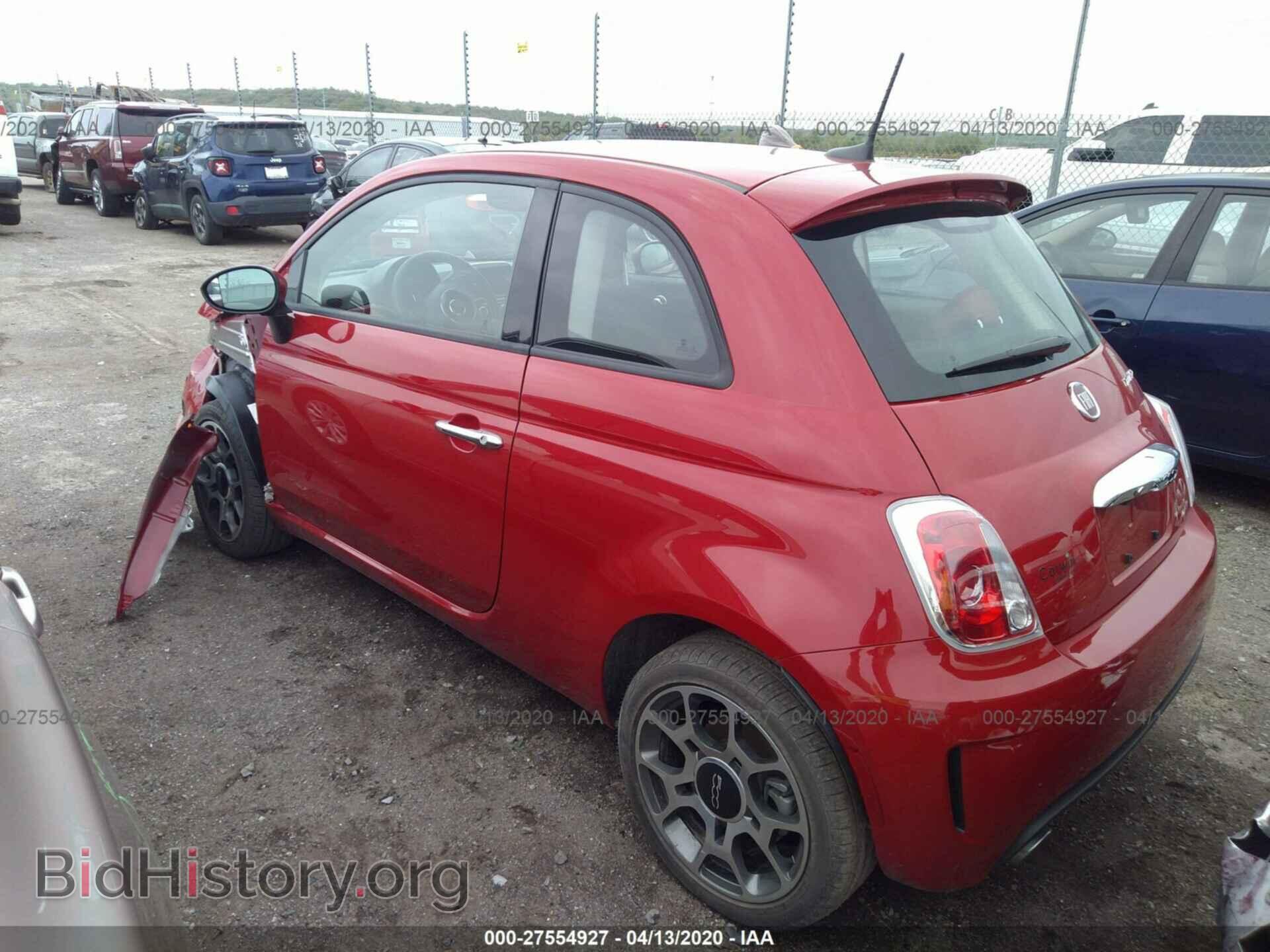 2019 FIAT 500 - VIN: 3C3CFFKH7KT863132 - Фото 3