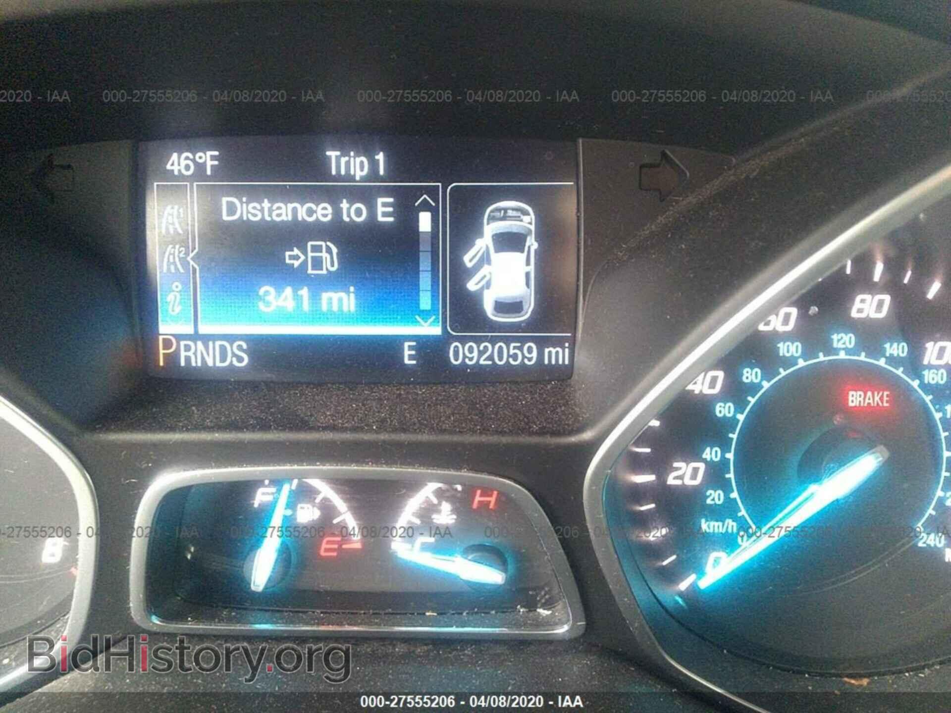 2014 FORD ESCAPE - VIN: 1FMCU9JX4EUB58127 - Фото 7