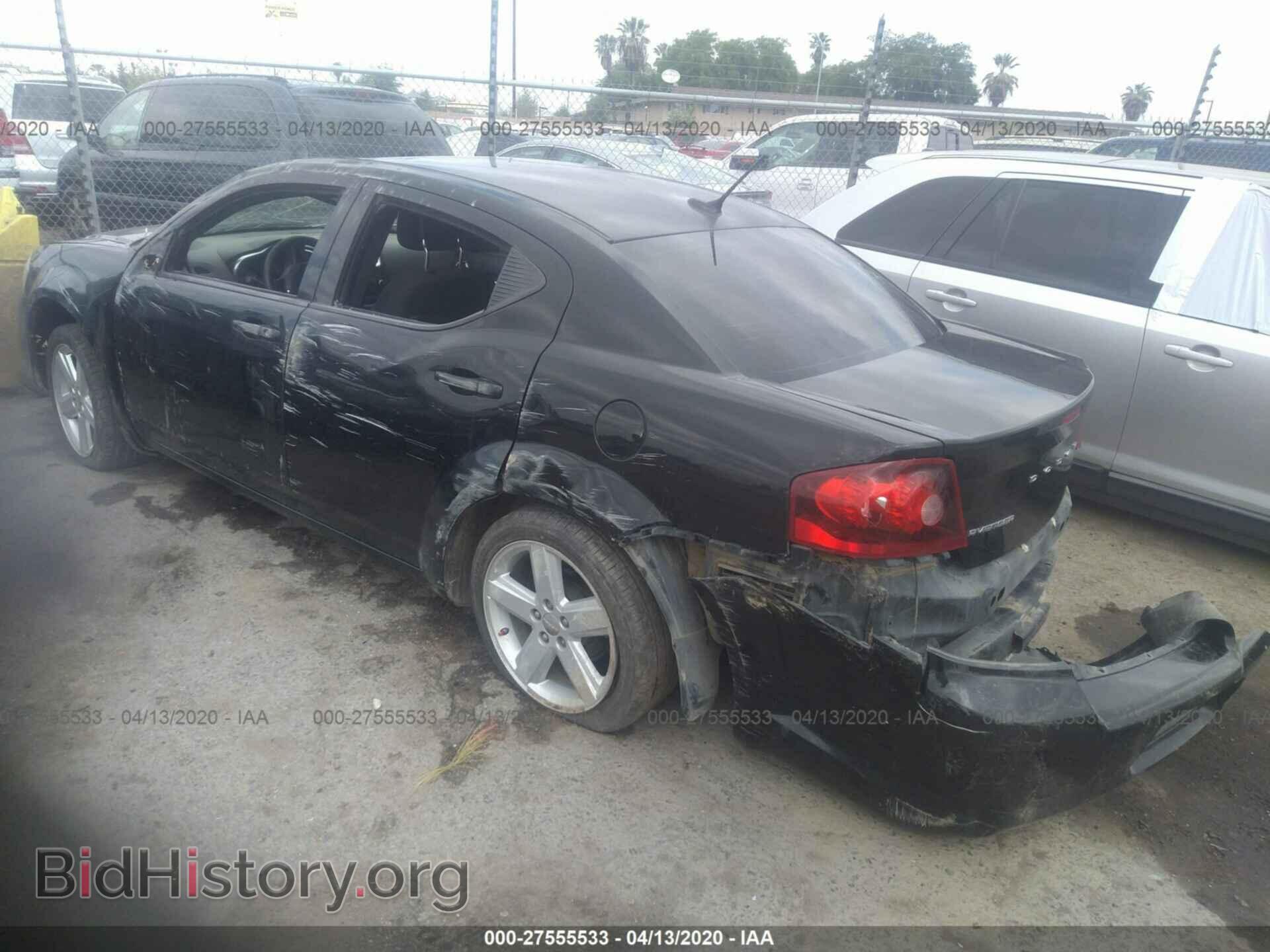 2013 DODGE AVENGER - VIN: 1C3CDZAB7DN644291 - Фото 3