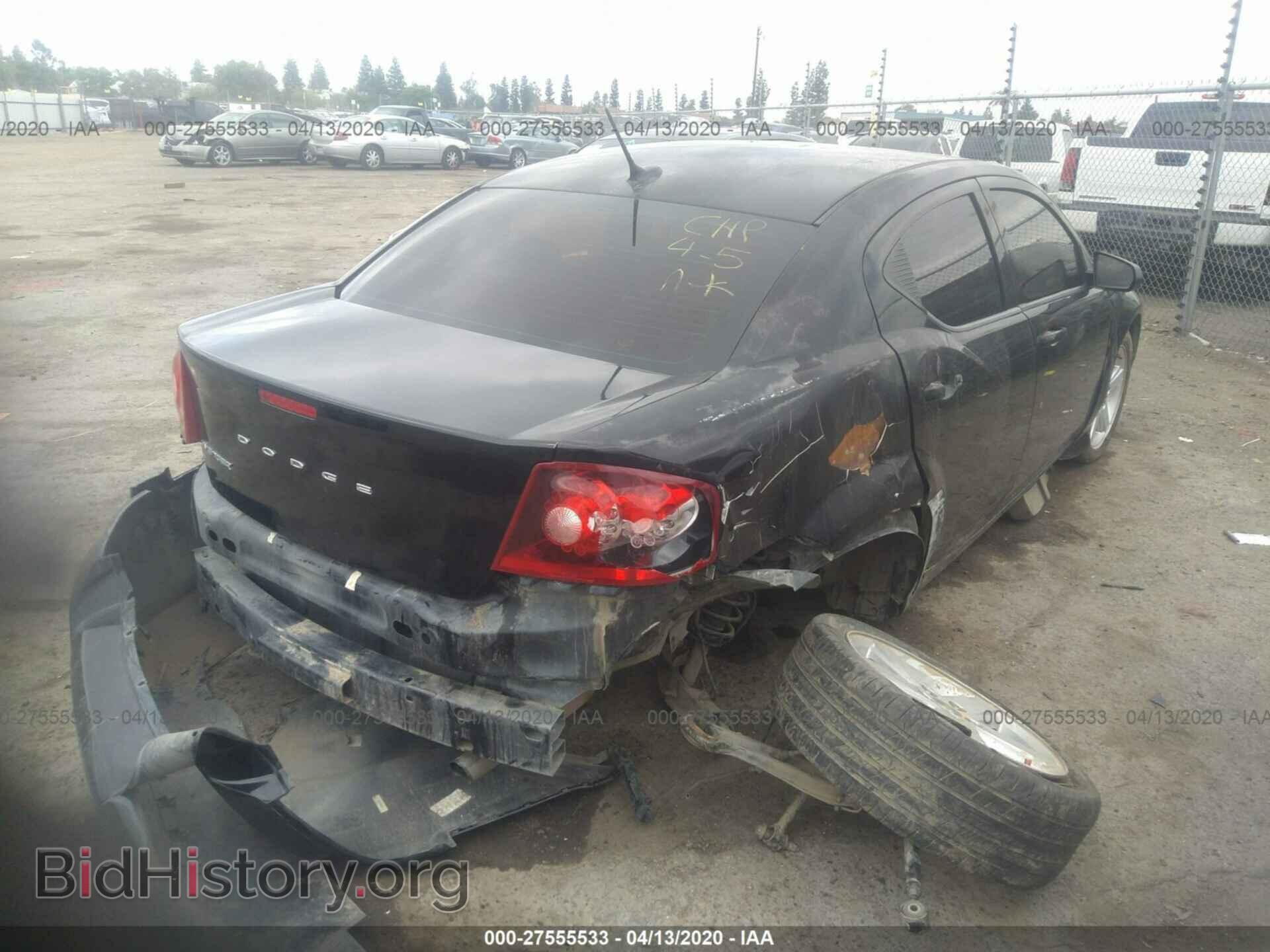 2013 DODGE AVENGER - VIN: 1C3CDZAB7DN644291 - Фото 4