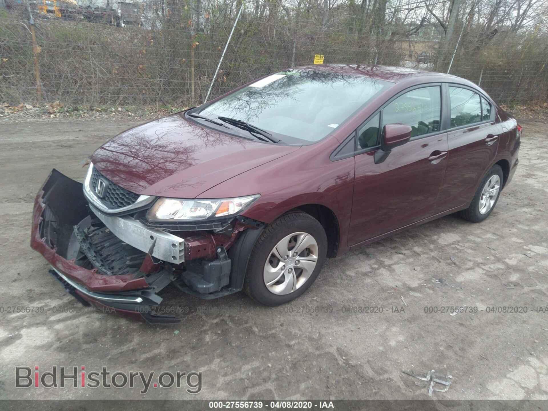 2014 HONDA CIVIC - VIN: 2HGFB2F54EH508317 - Photo 2
