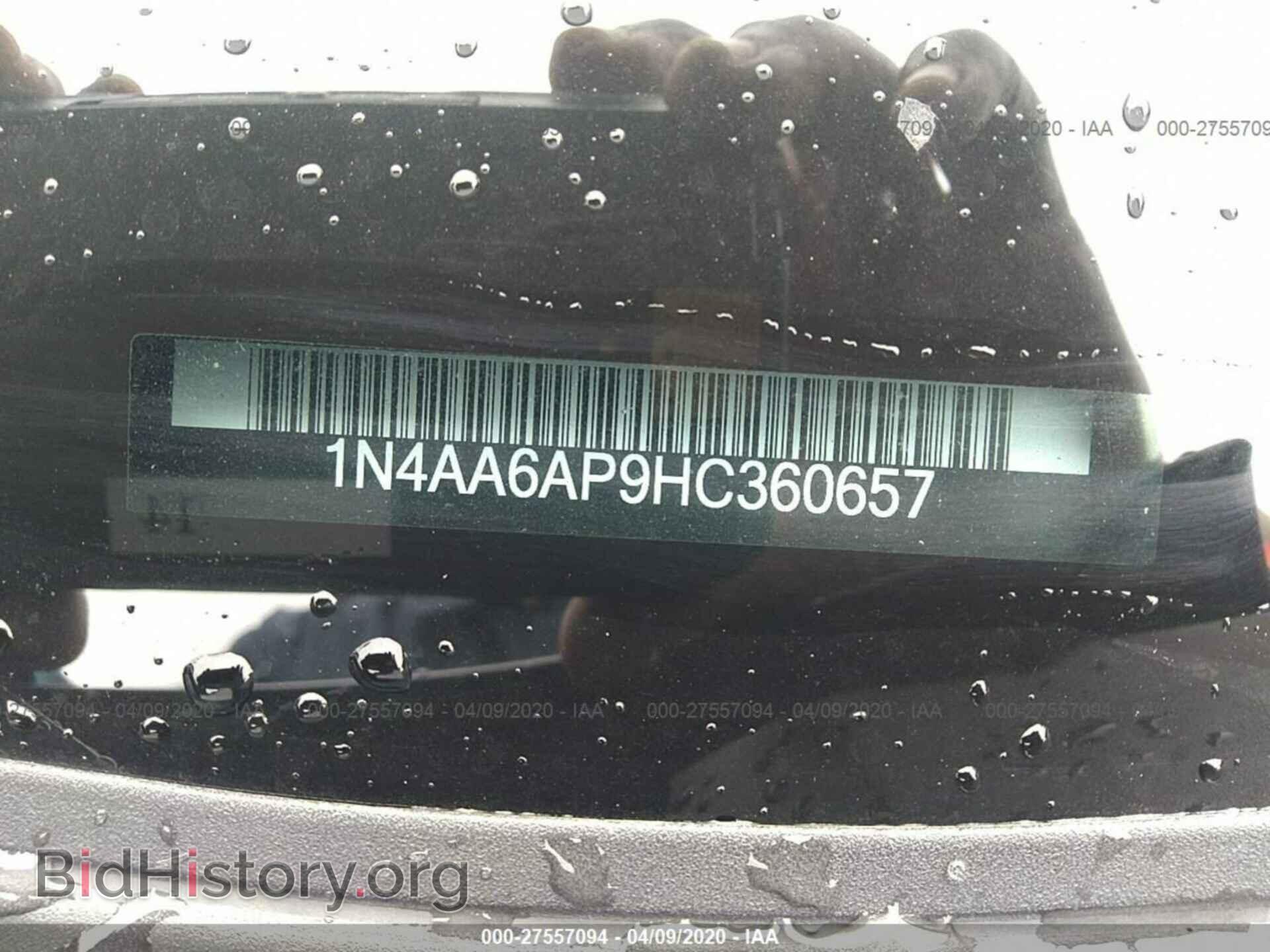 2017 NISSAN MAXIMA - VIN: 1N4AA6AP9HC360657 - Фото 9