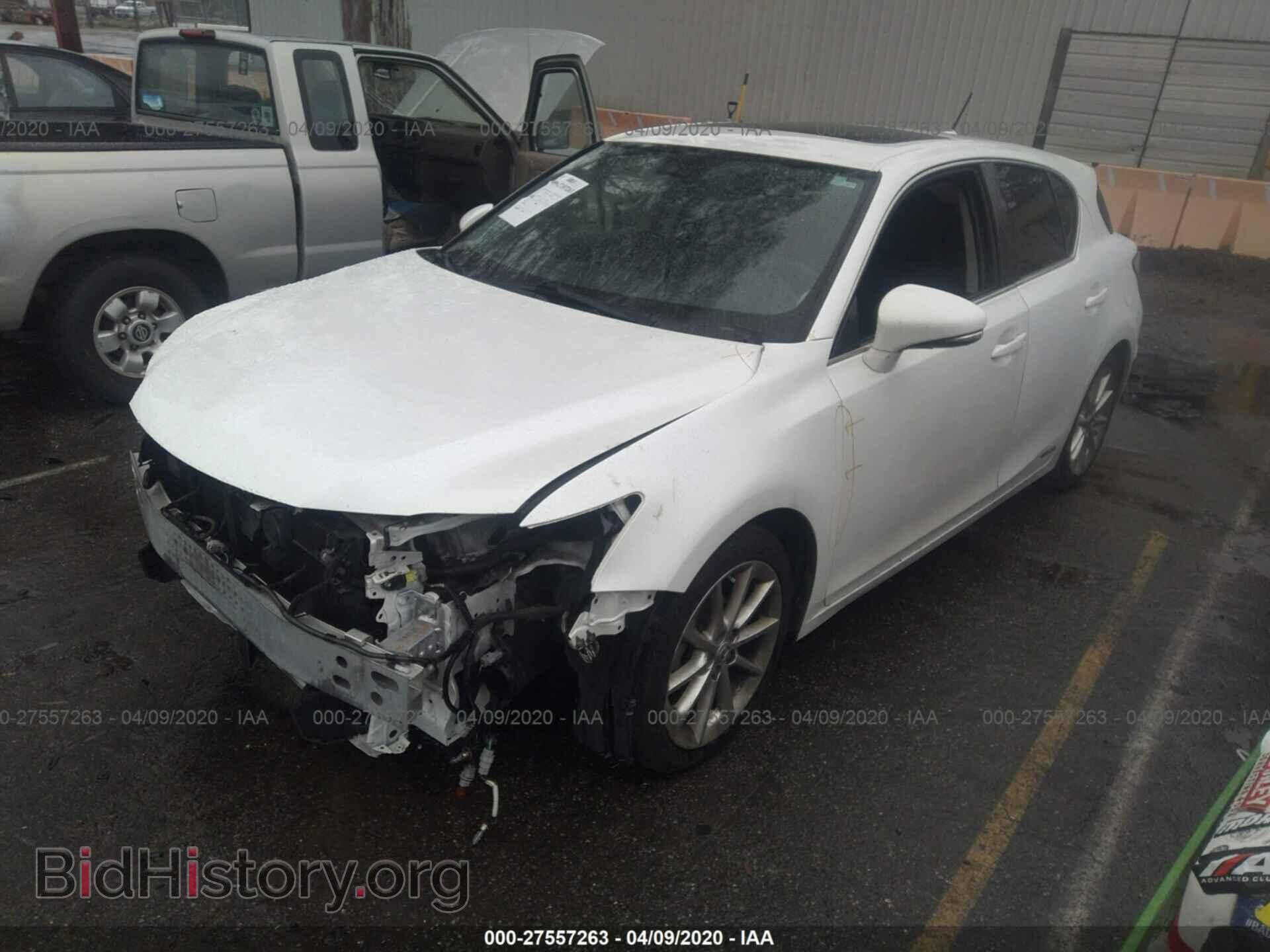 2012 LEXUS CT - VIN: JTHKD5BH6C2064046 - Фото 2