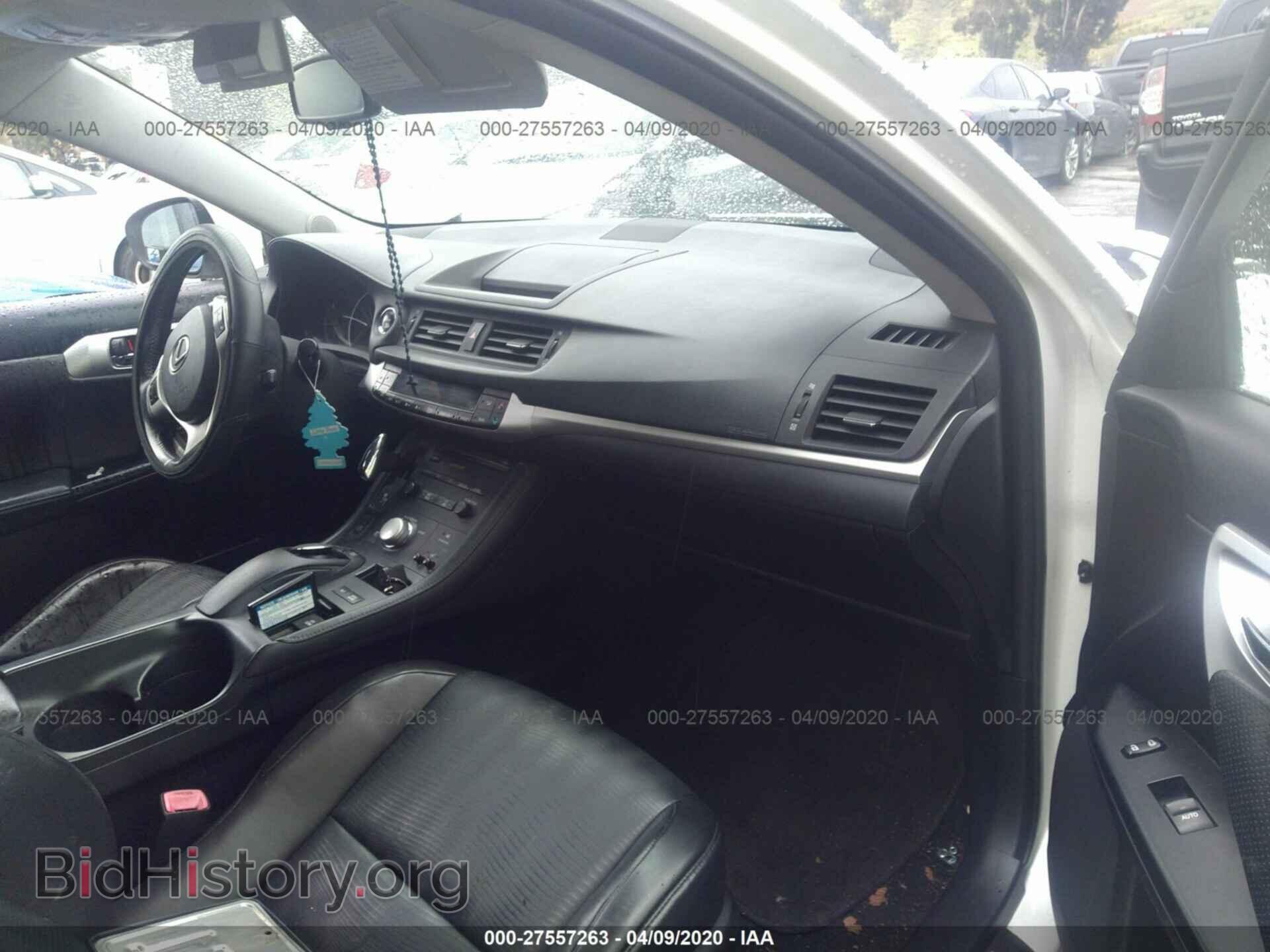 2012 LEXUS CT - VIN: JTHKD5BH6C2064046 - Фото 5