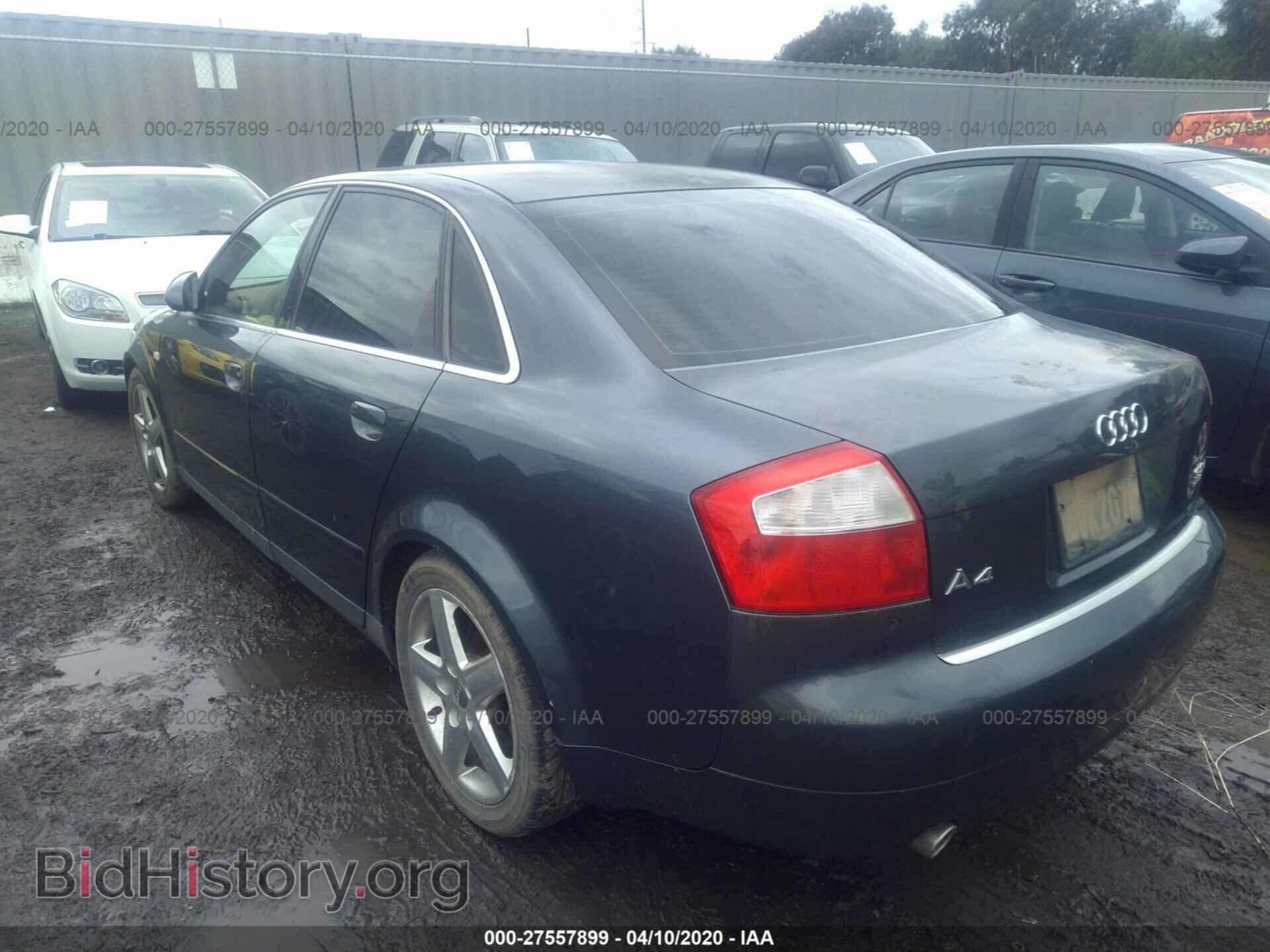 2002 AUDI A4 - VIN: WAULT68E32A123776 - Фото 3