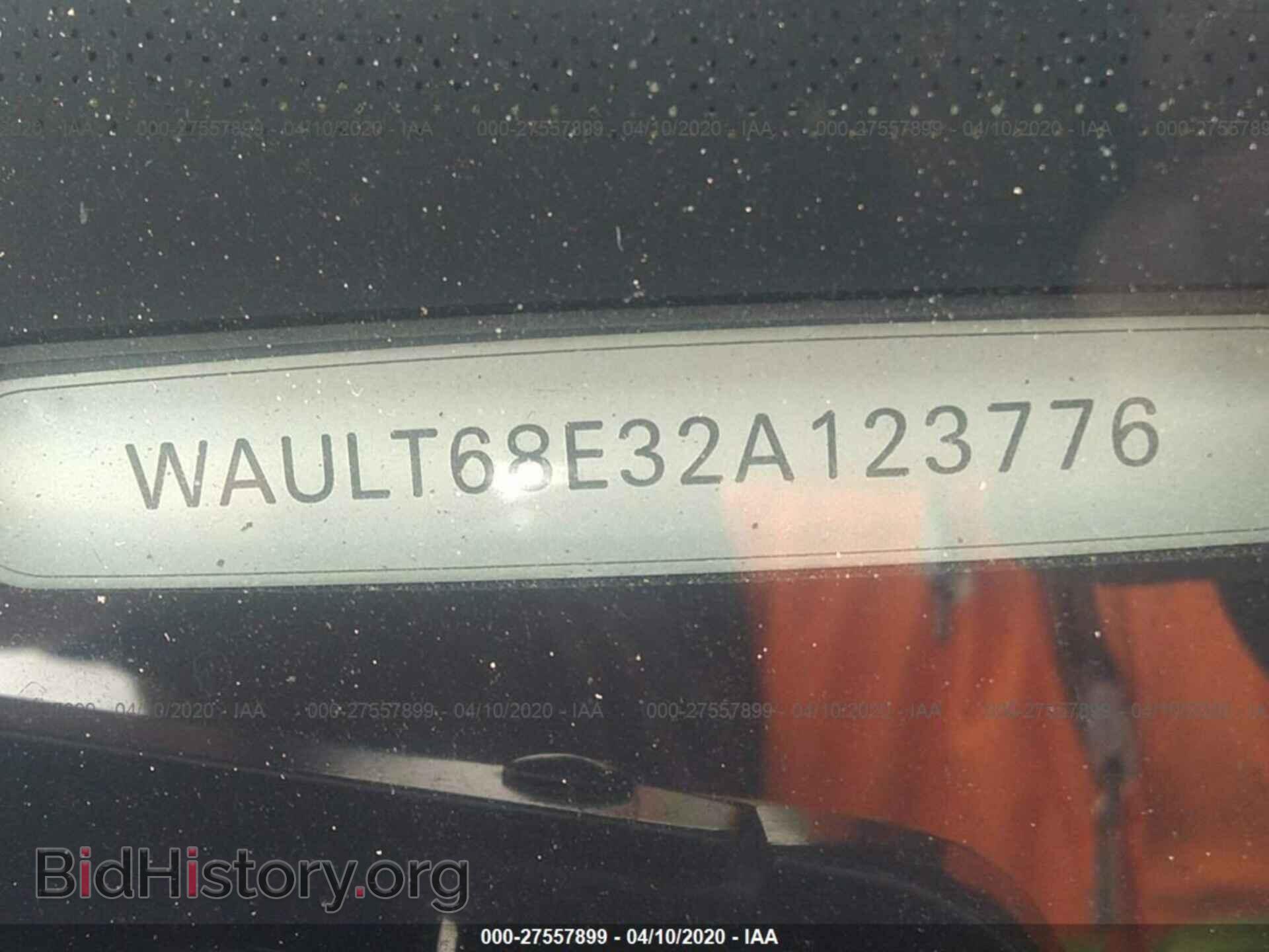 2002 AUDI A4 - VIN: WAULT68E32A123776 - Фото 9