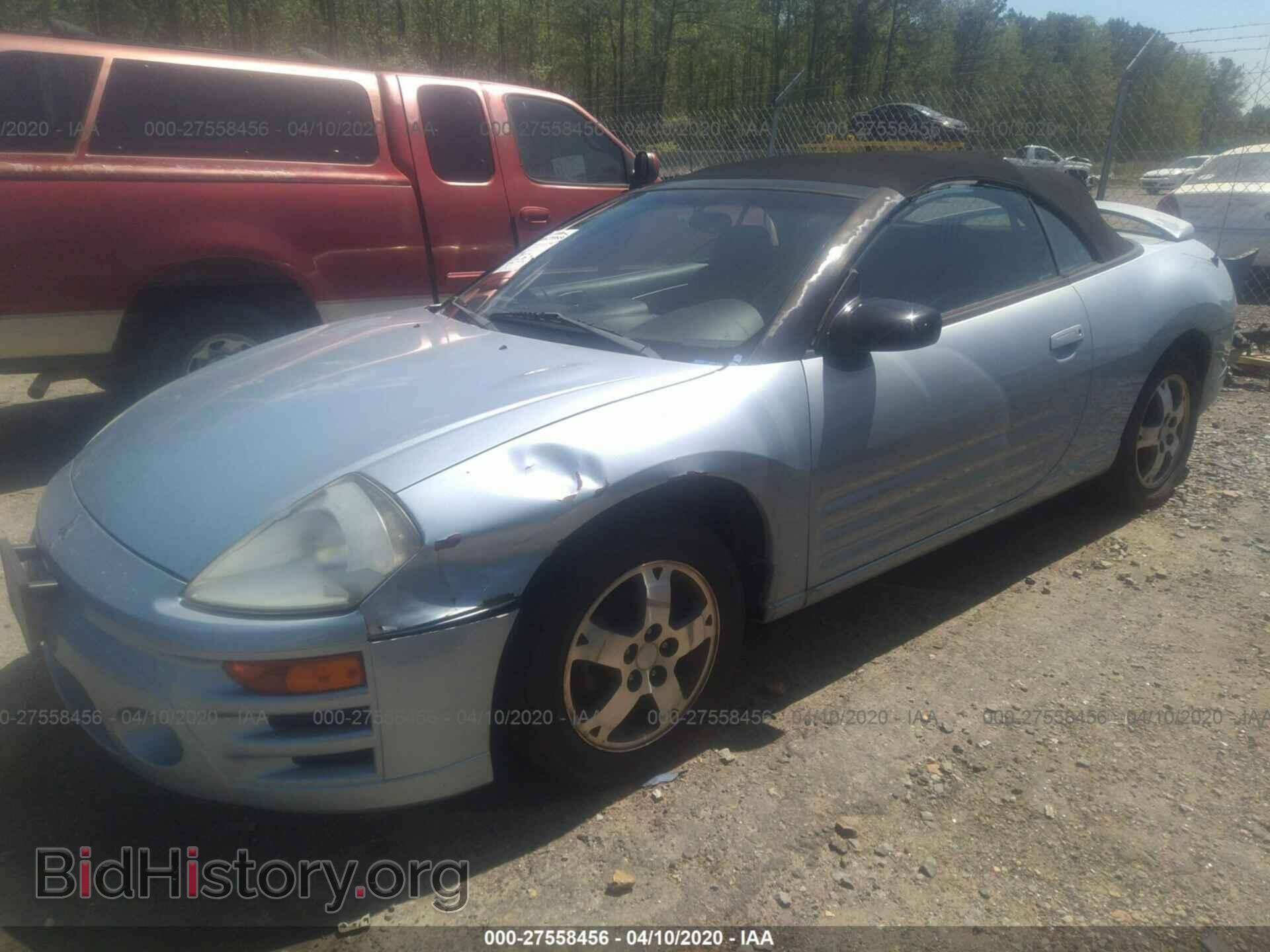2004 MITSUBISHI ECLIPSE - VIN: 4A3AE45G04E067786 - Фото 2
