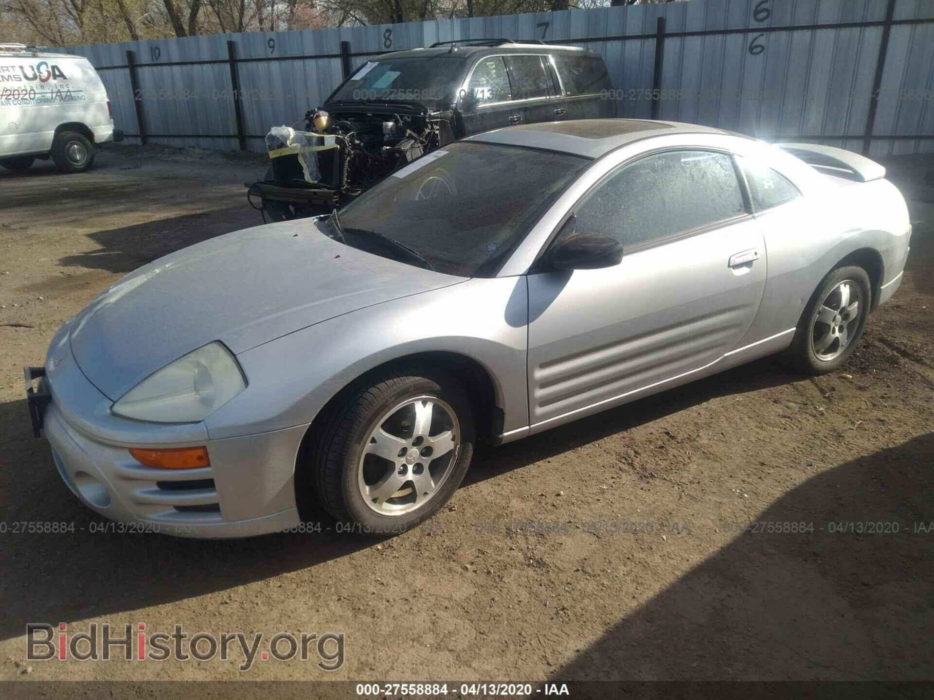 2003 MITSUBISHI ECLIPSE - VIN: 4A3AC44G03E002443 - Фото 2