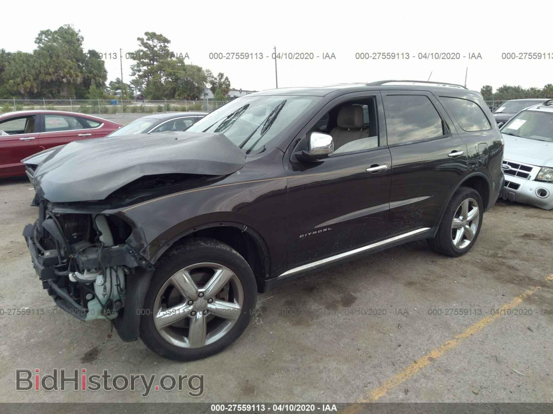 2012 DODGE DURANGO - VIN: 1C4RDHEG6CC306221 - Photo 2