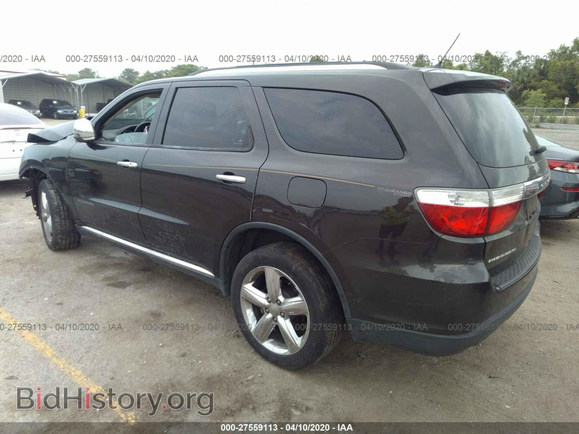 2012 DODGE DURANGO - VIN: 1C4RDHEG6CC306221 - Photo 3