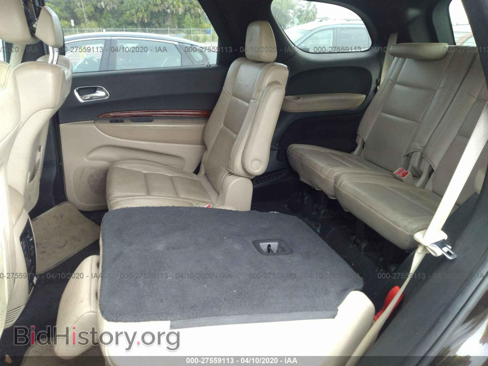 2012 DODGE DURANGO - VIN: 1C4RDHEG6CC306221 - Photo 8