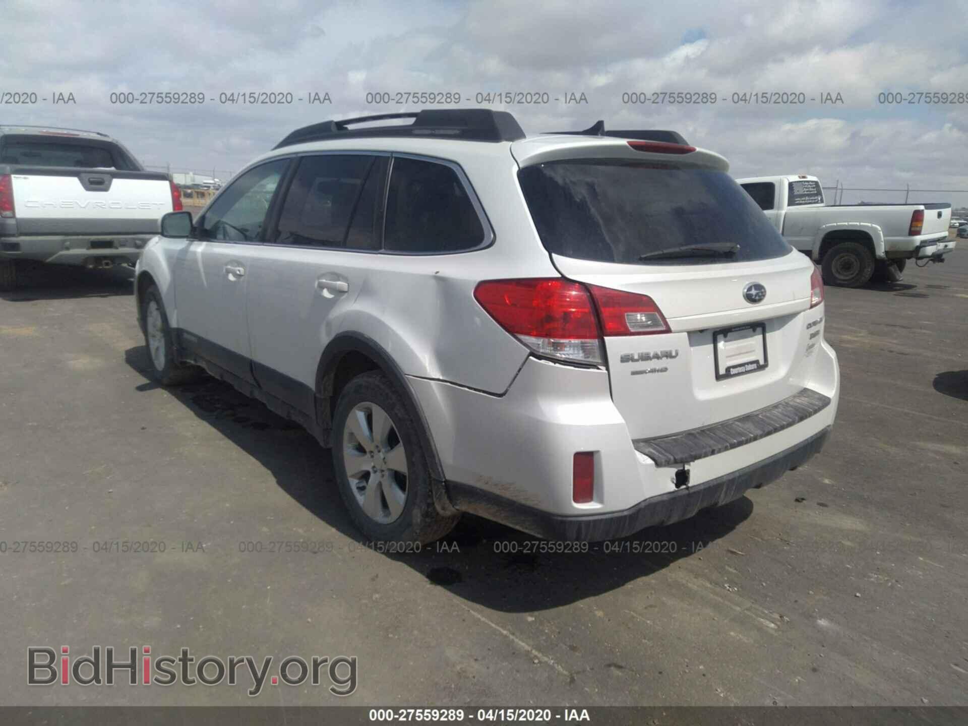 2011 SUBARU OUTBACK - VIN: 4S4BRDKC8B2342117 - Фото 3