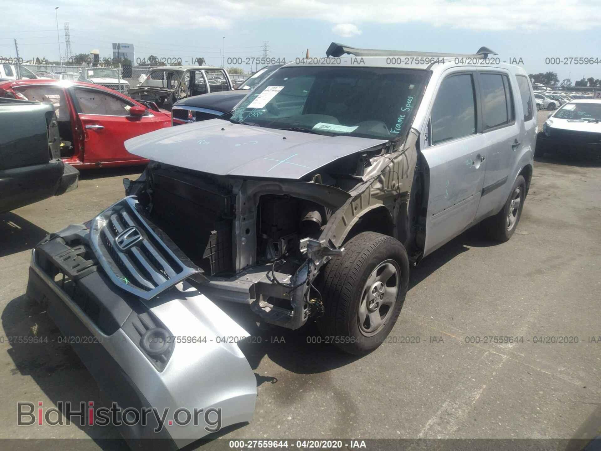 Фотография 5FNYF3H28FB016465 - HONDA PILOT 2015