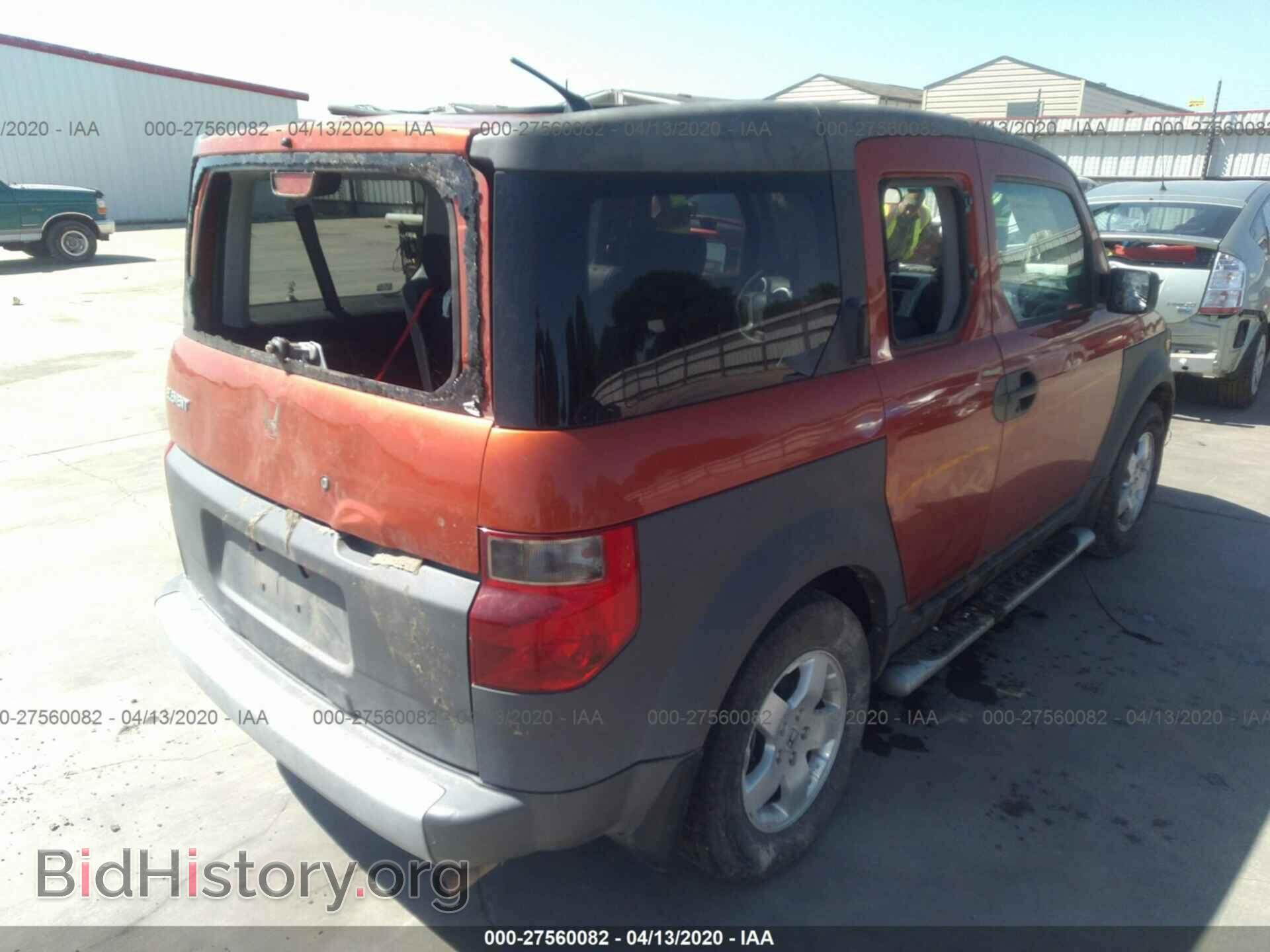 2004 HONDA ELEMENT - VIN: 5J6YH28624L019048 - Фото 4