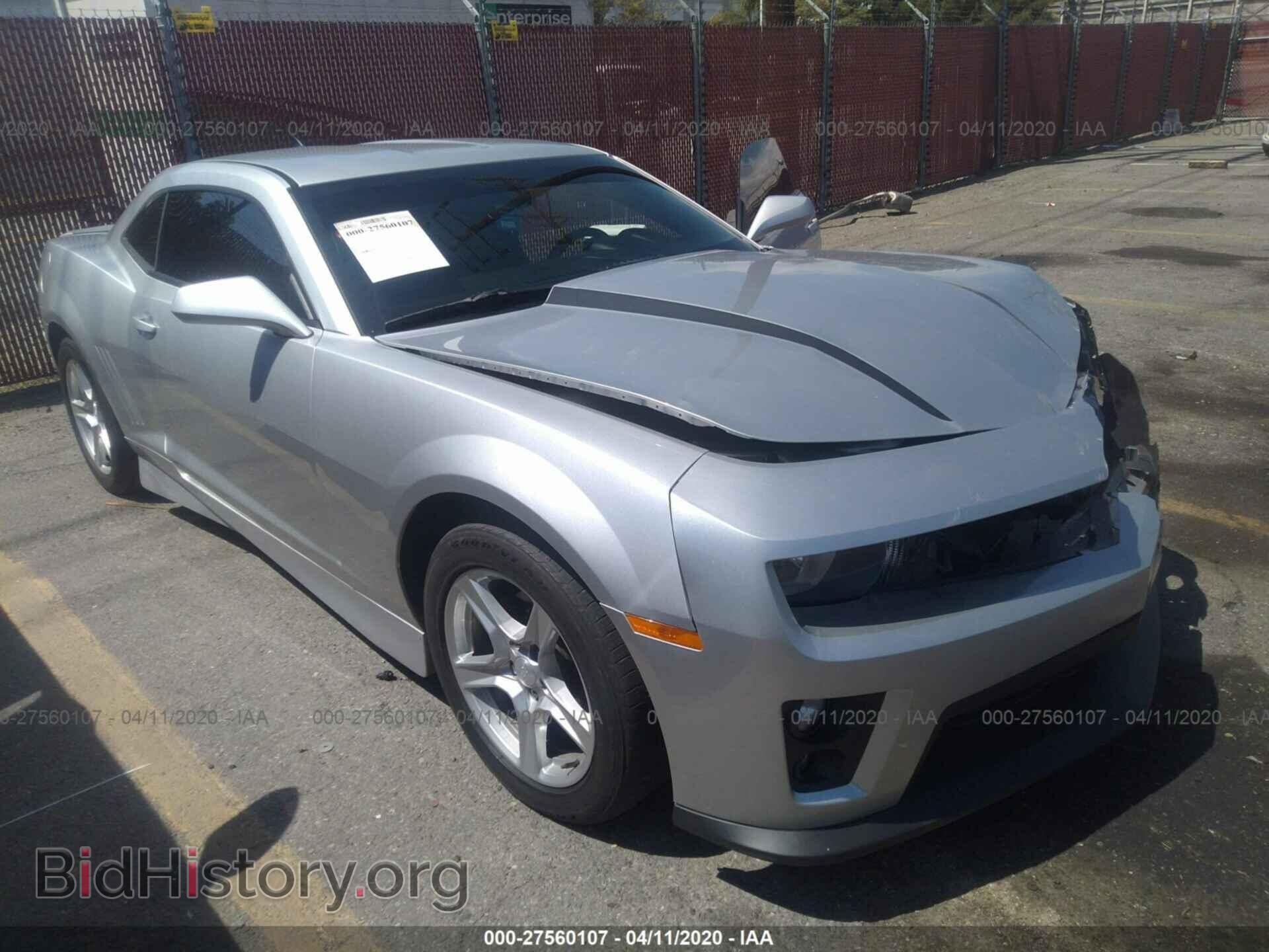 Photo 2G1FA1E36C9190728 - CHEVROLET CAMARO 2012