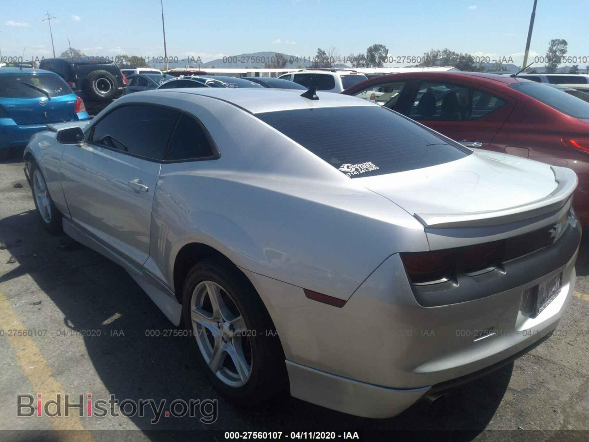 2012 CHEVROLET CAMARO - VIN: 2G1FA1E36C9190728 - Фото 3