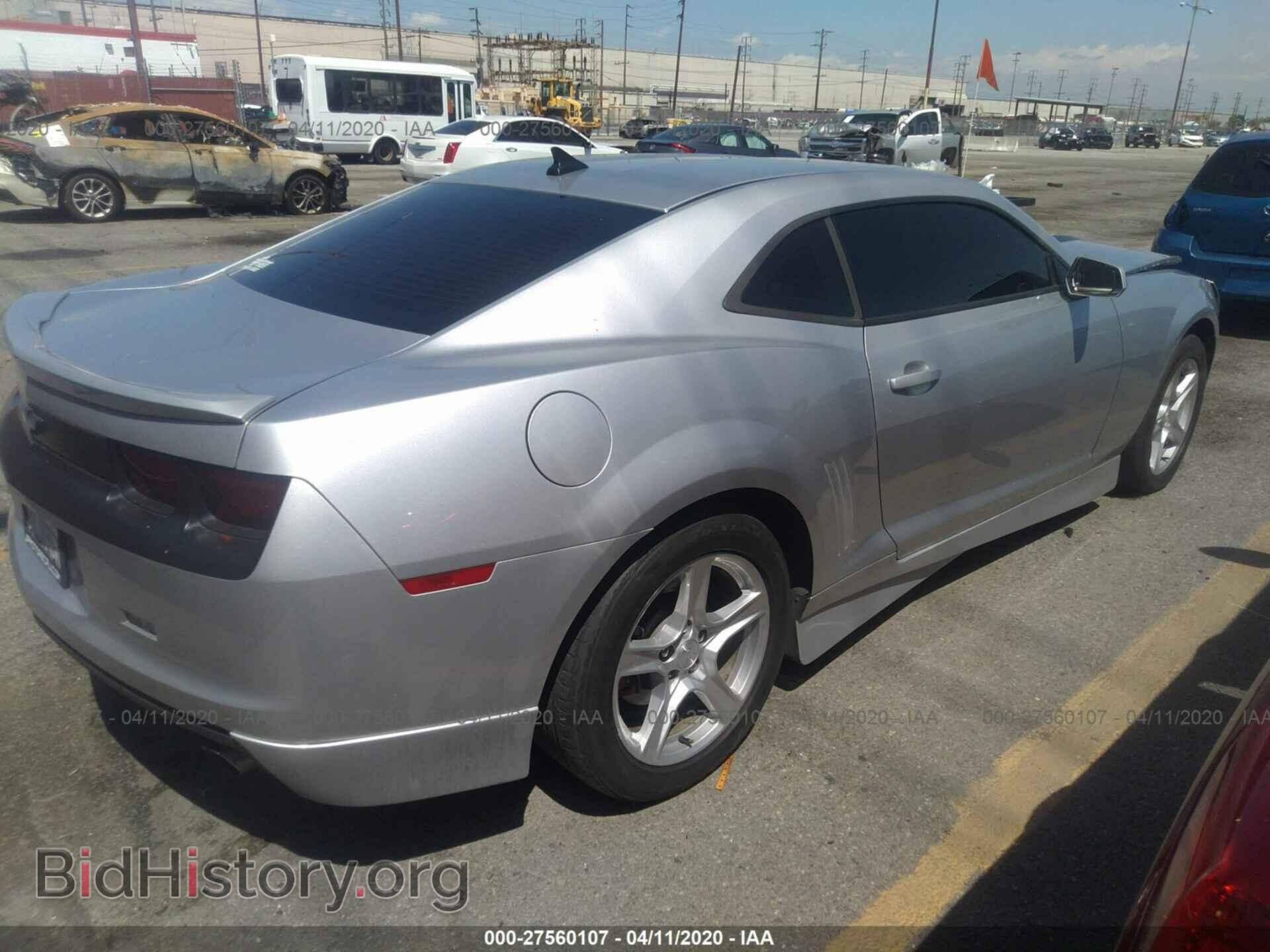 2012 CHEVROLET CAMARO - VIN: 2G1FA1E36C9190728 - Фото 4