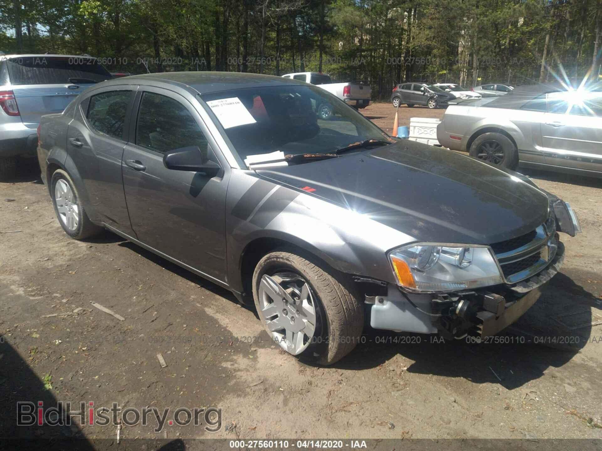 Фотография 1C3CDZAG2DN751020 - DODGE AVENGER 2013