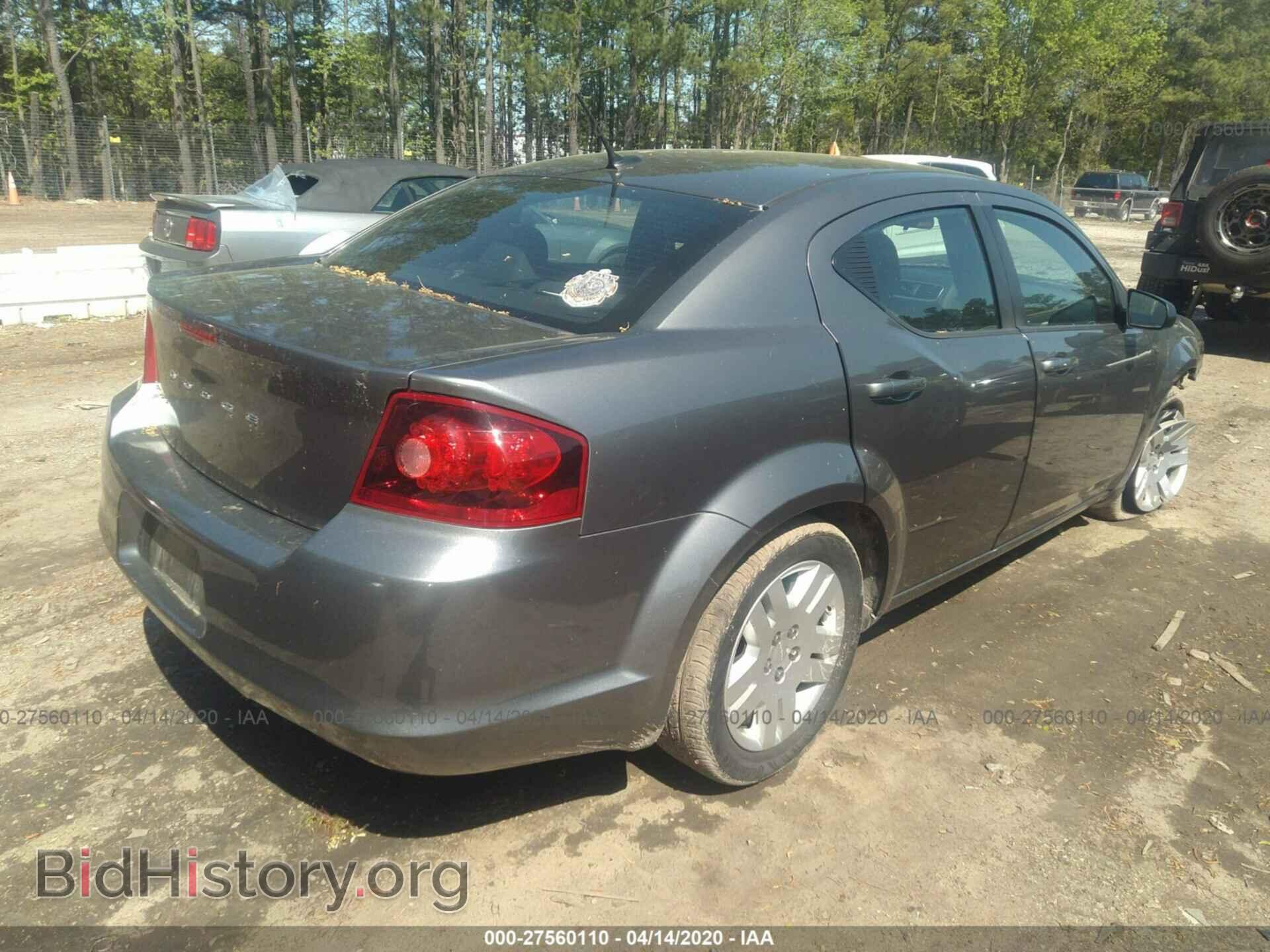 2013 DODGE AVENGER - VIN: 1C3CDZAG2DN751020 - Фото 4