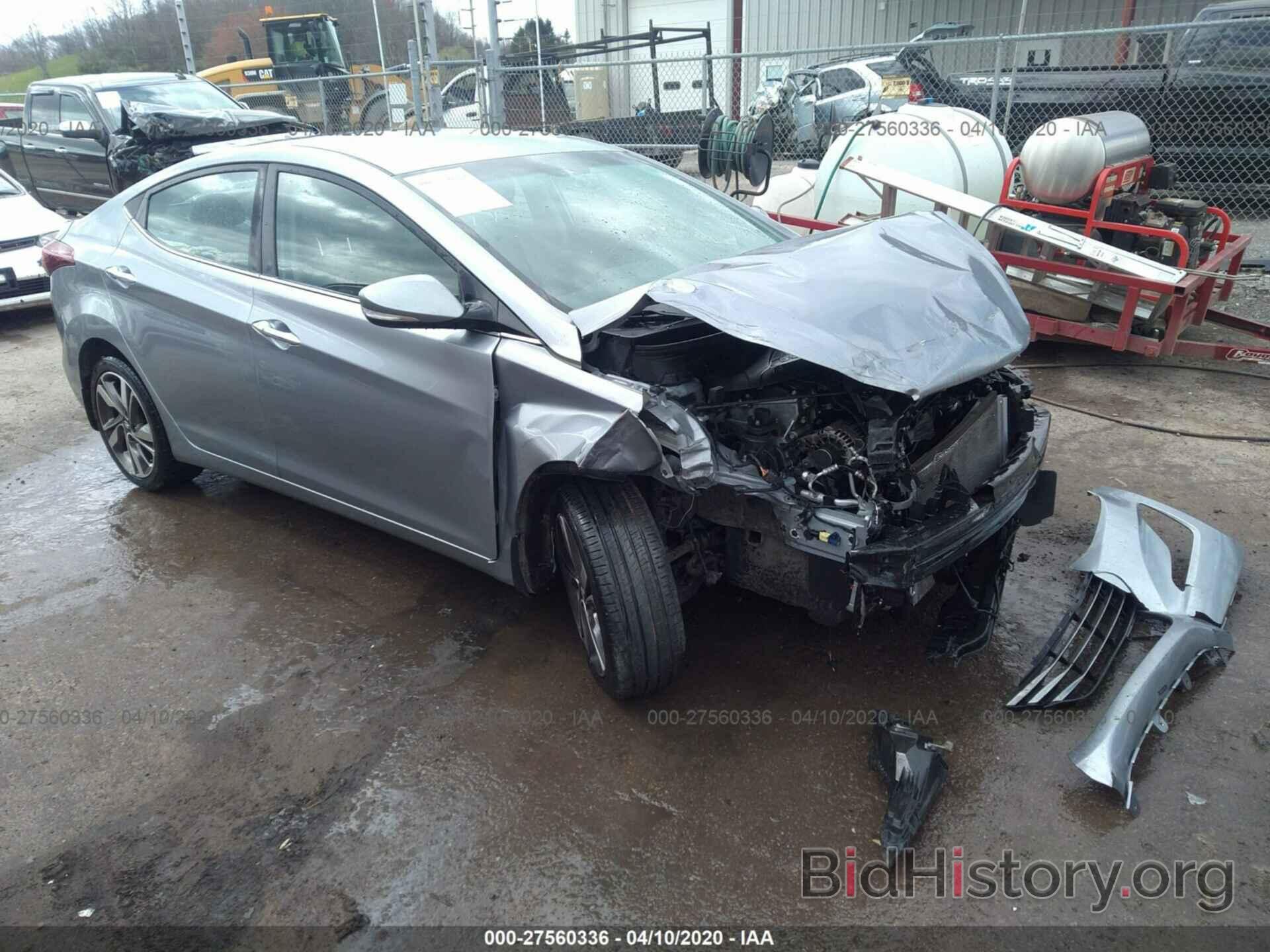 Photo 5NPDH4AE0GH678689 - HYUNDAI ELANTRA 2016