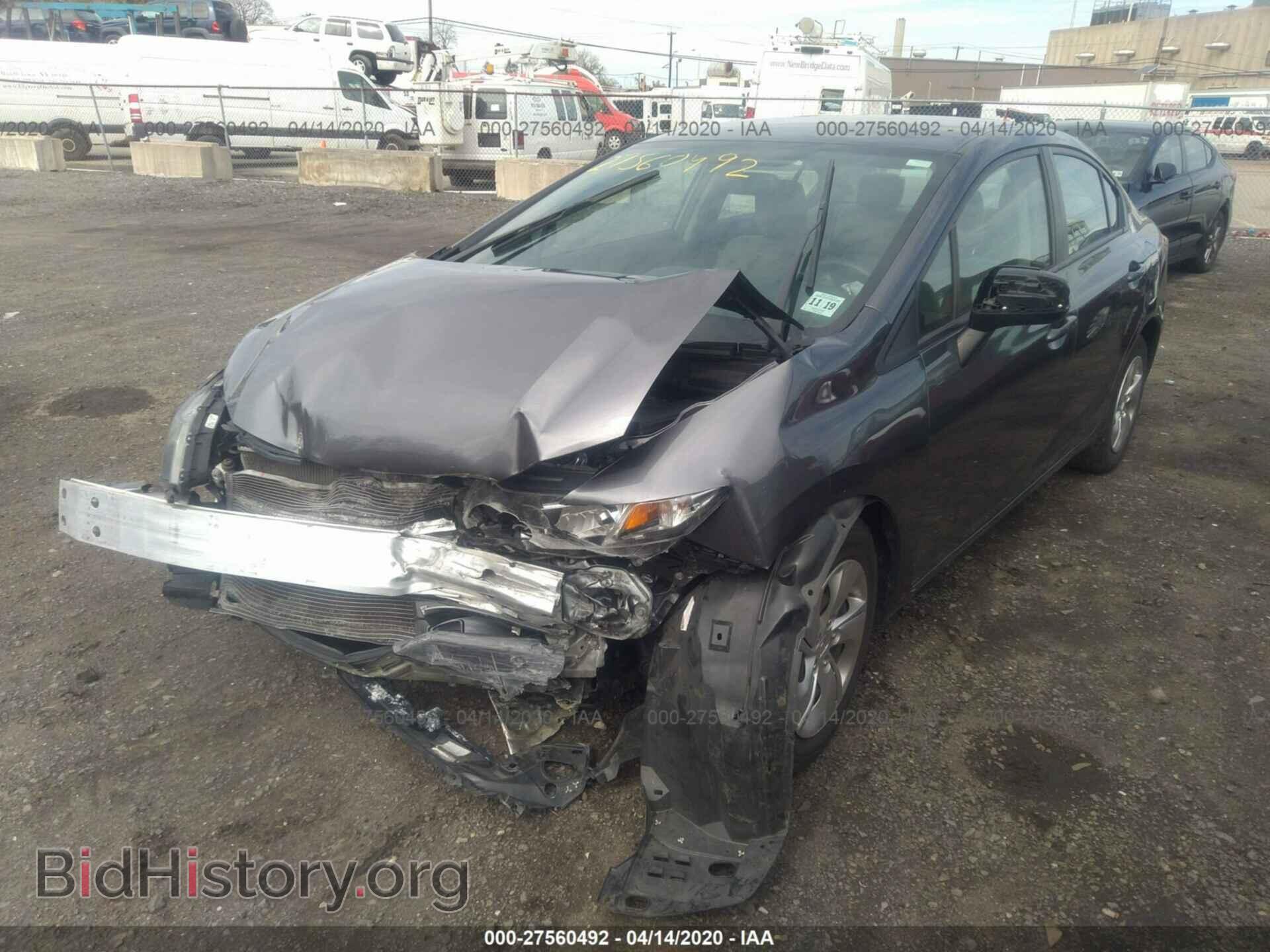 2014 HONDA CIVIC - VIN: 19XFB2F50EE252252 - Фото 2