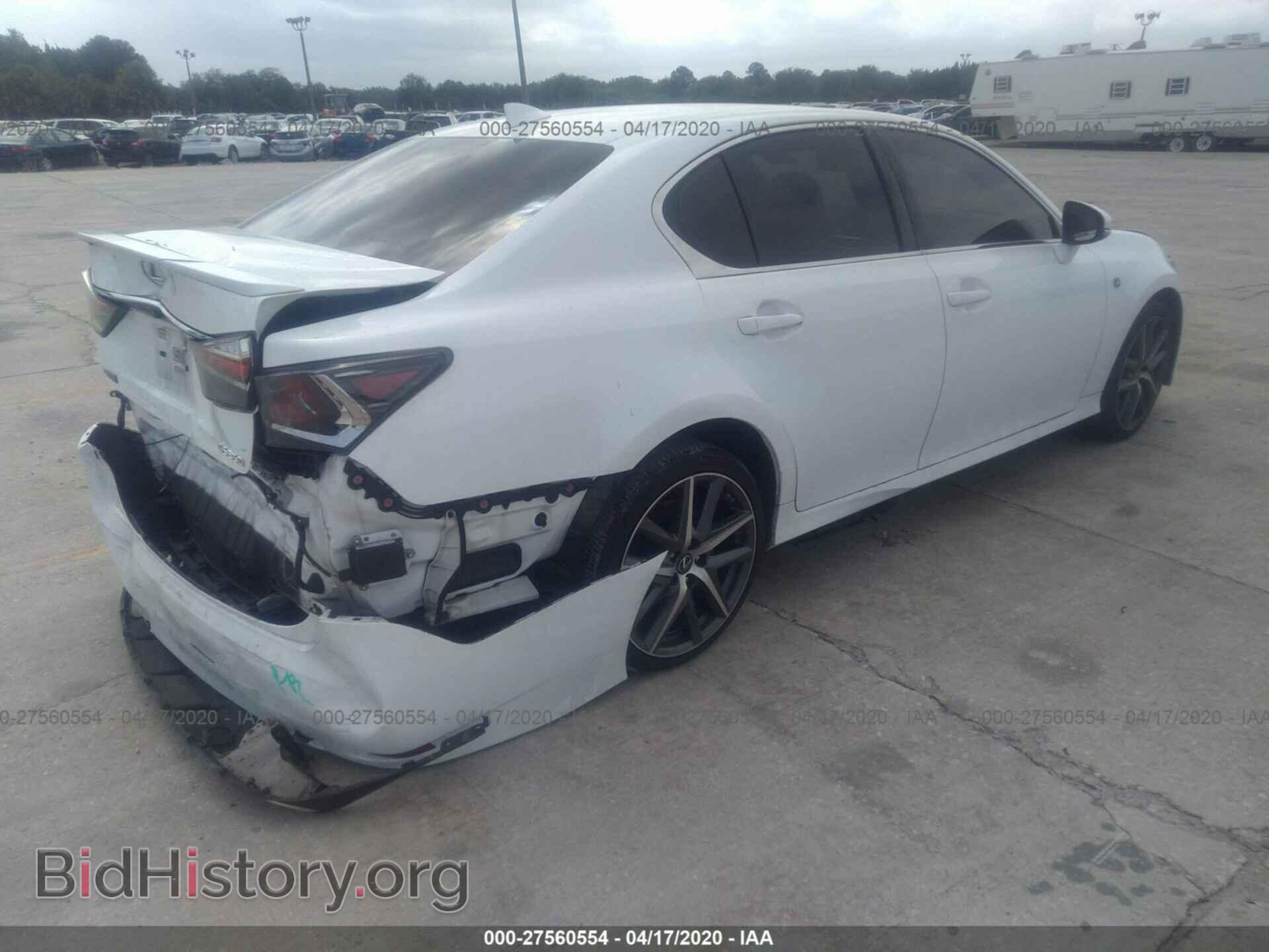 2016 LEXUS GS - VIN: JTHBZ1BLXGA005186 - Фото 4