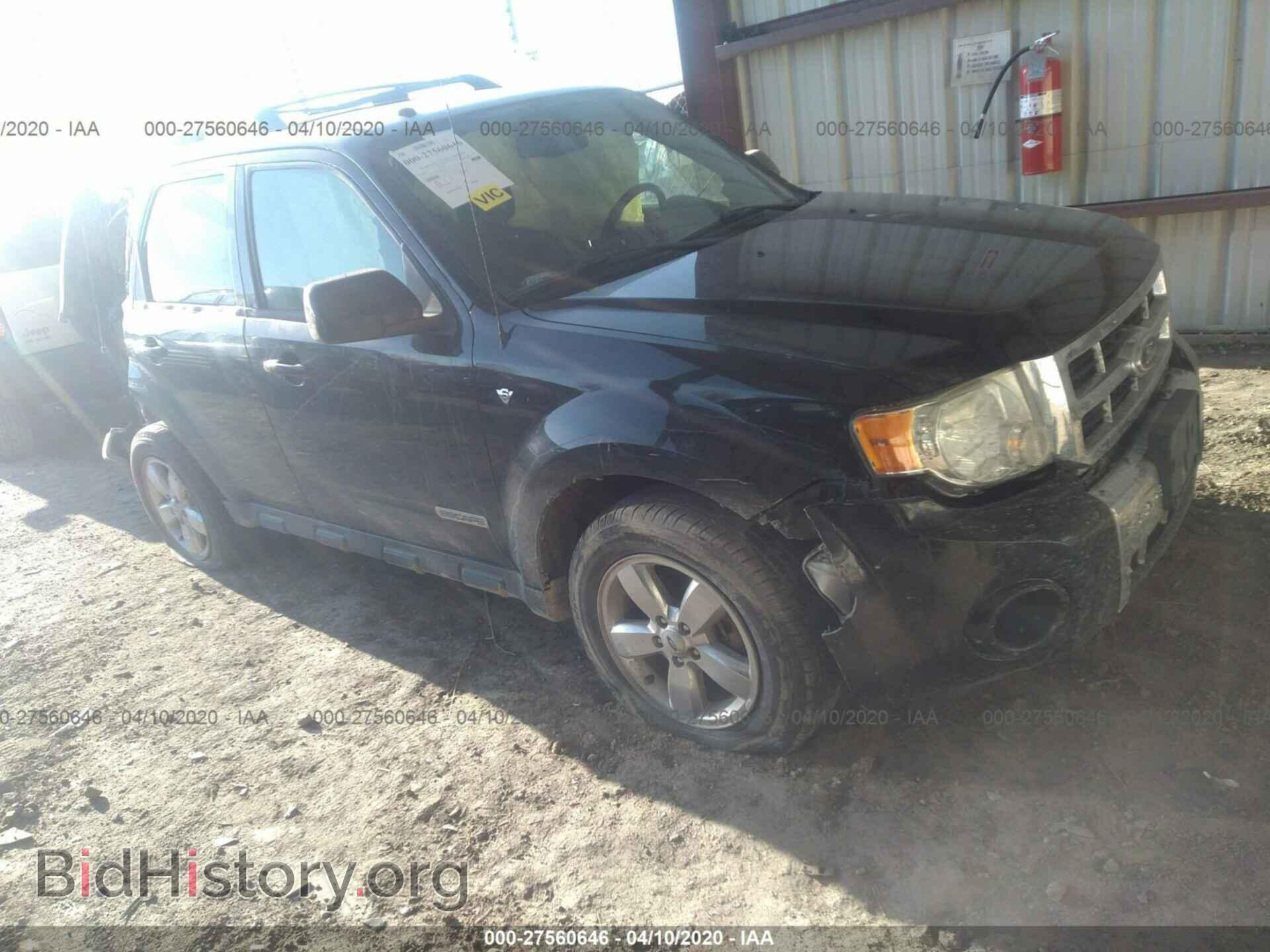 Photo 1FMCU94128KB00427 - FORD ESCAPE 2008
