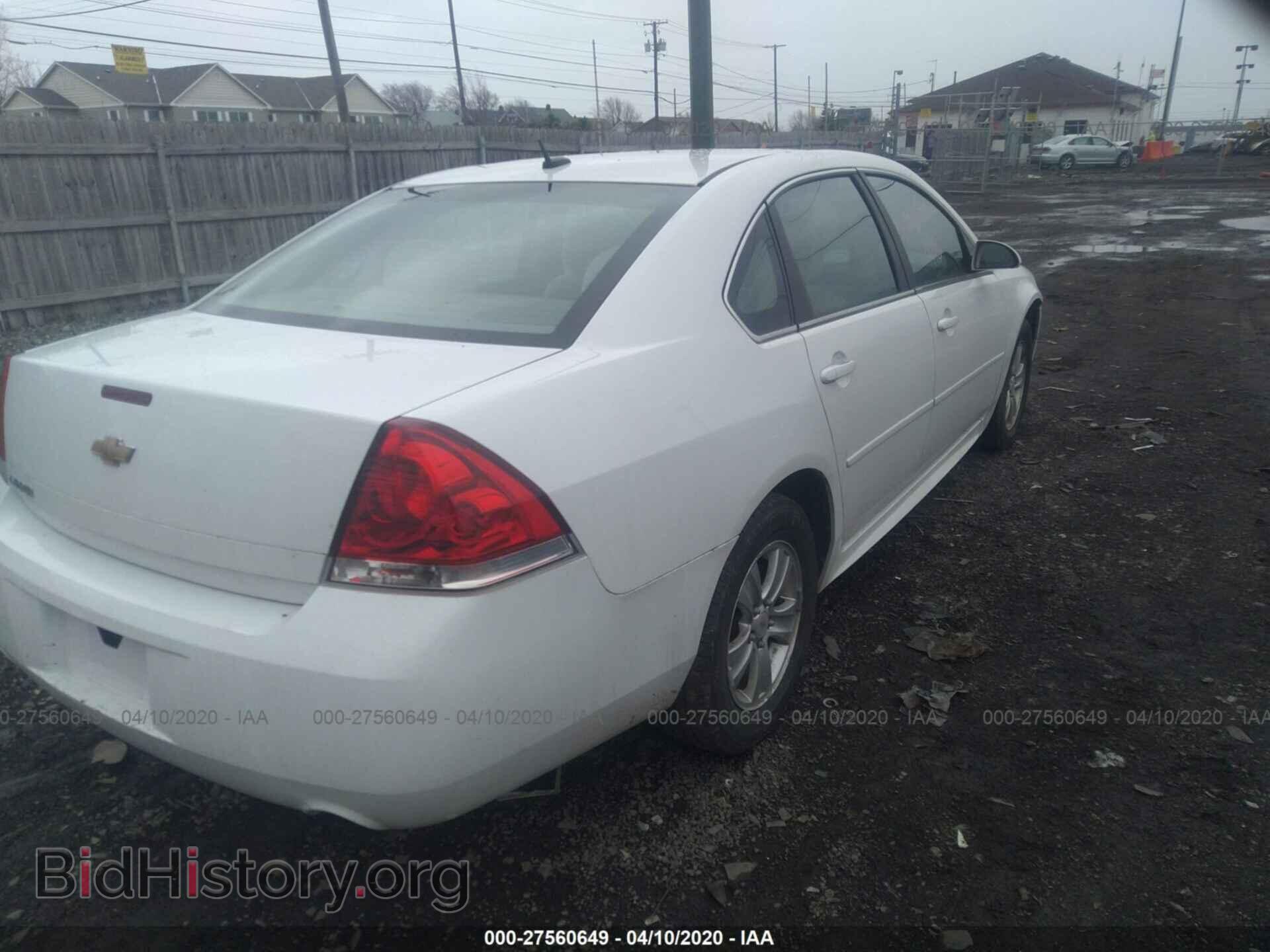 2013 CHEVROLET IMPALA - VIN: 2G1WF5E37D1233515 - Фото 4