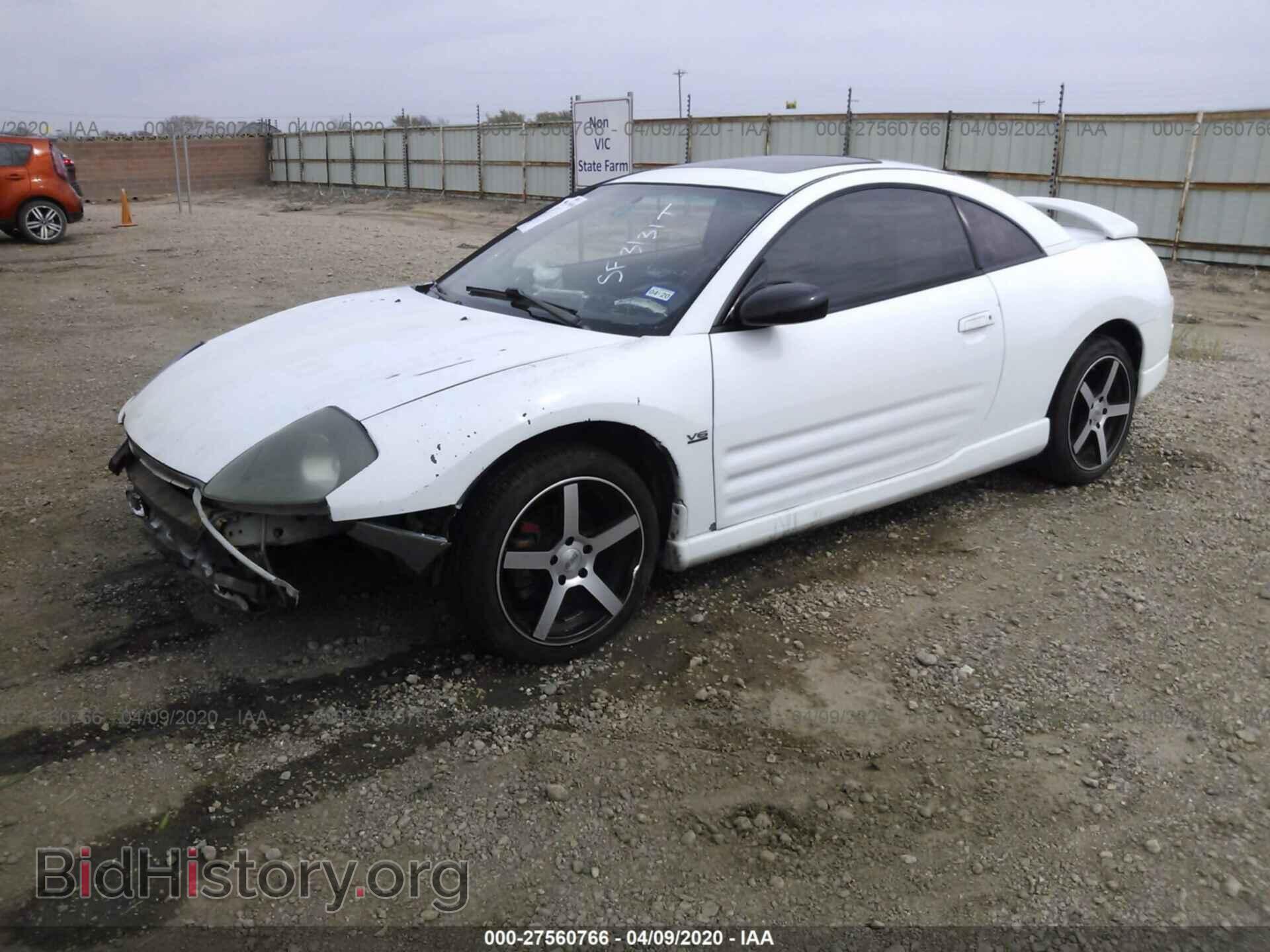 2000 MITSUBISHI ECLIPSE - VIN: 4A3AC84L9YE051166 - Photo 2