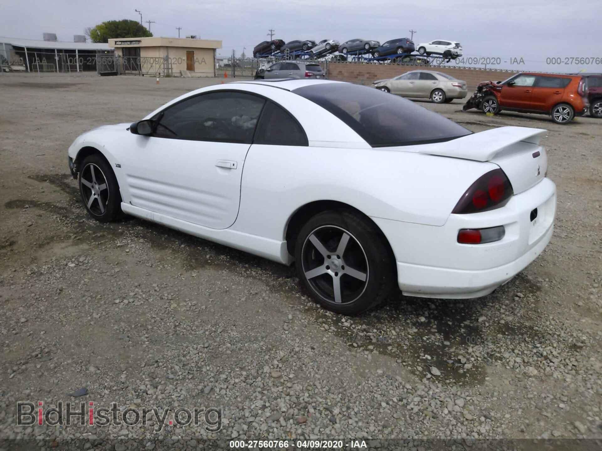 2000 MITSUBISHI ECLIPSE - VIN: 4A3AC84L9YE051166 - Photo 3