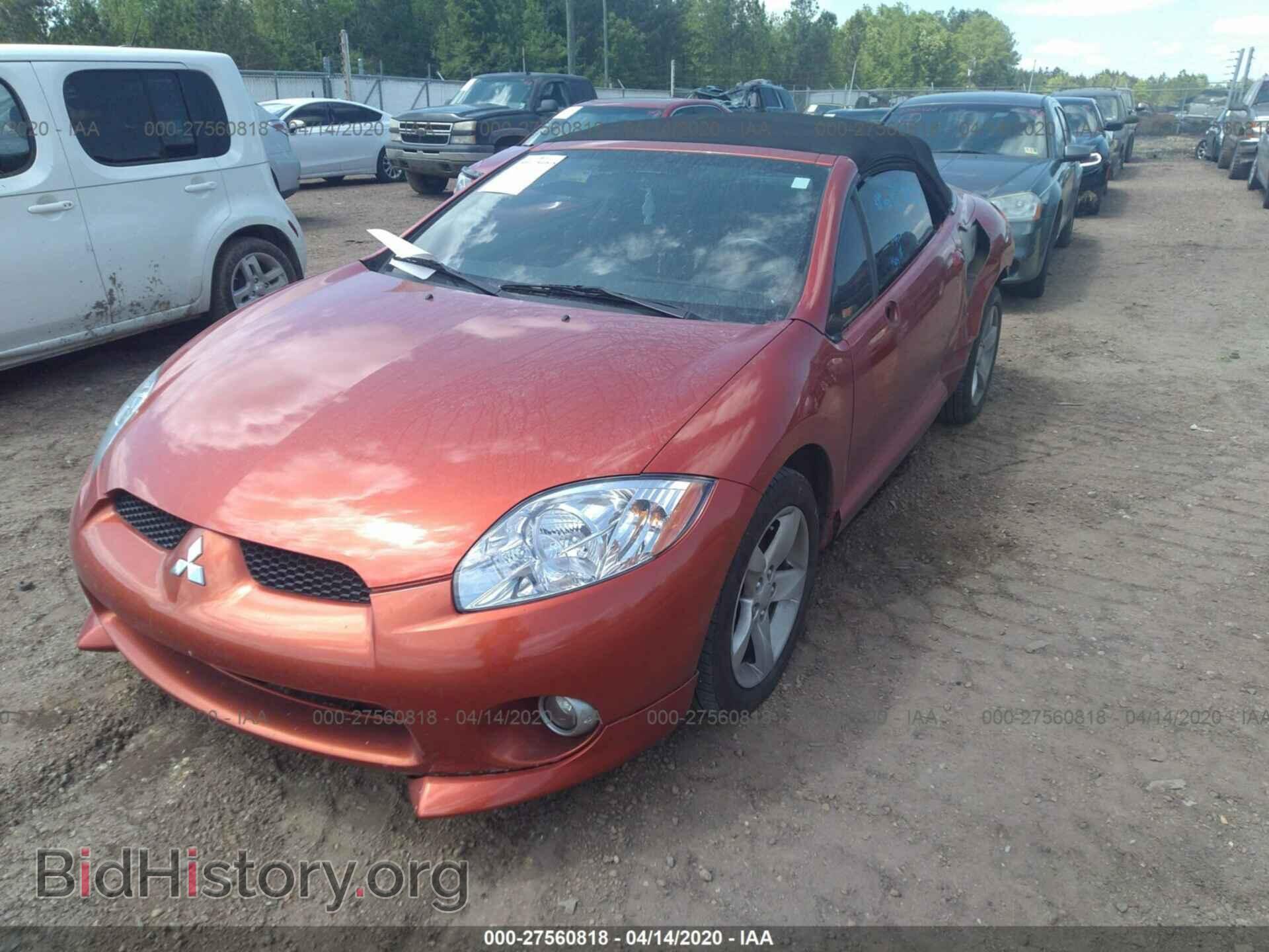2008 MITSUBISHI ECLIPSE - VIN: 4A3AL25F58E030305 - Фото 2