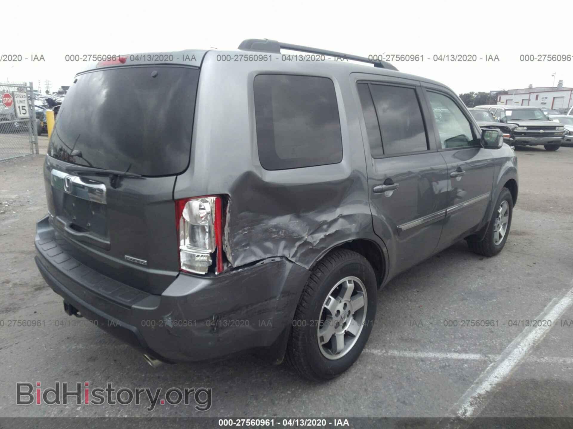 2009 HONDA PILOT - VIN: 5FNYF38879B016398 - Фото 4