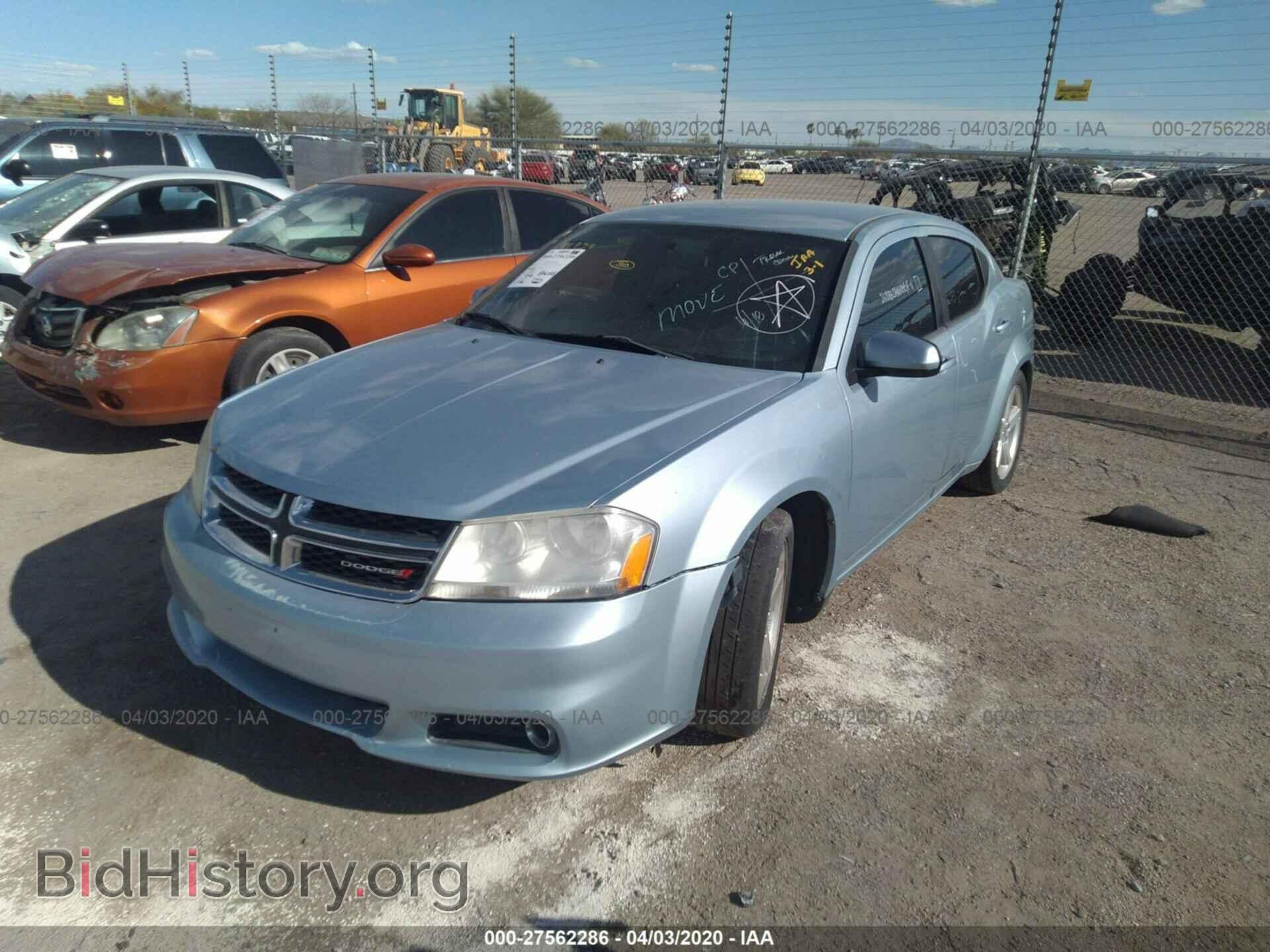 2013 DODGE AVENGER - VIN: 1C3CDZCB9DN707615 - Фото 2