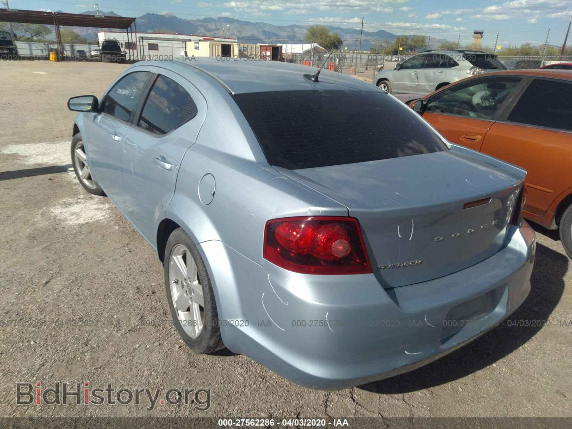 2013 DODGE AVENGER - VIN: 1C3CDZCB9DN707615 - Фото 3