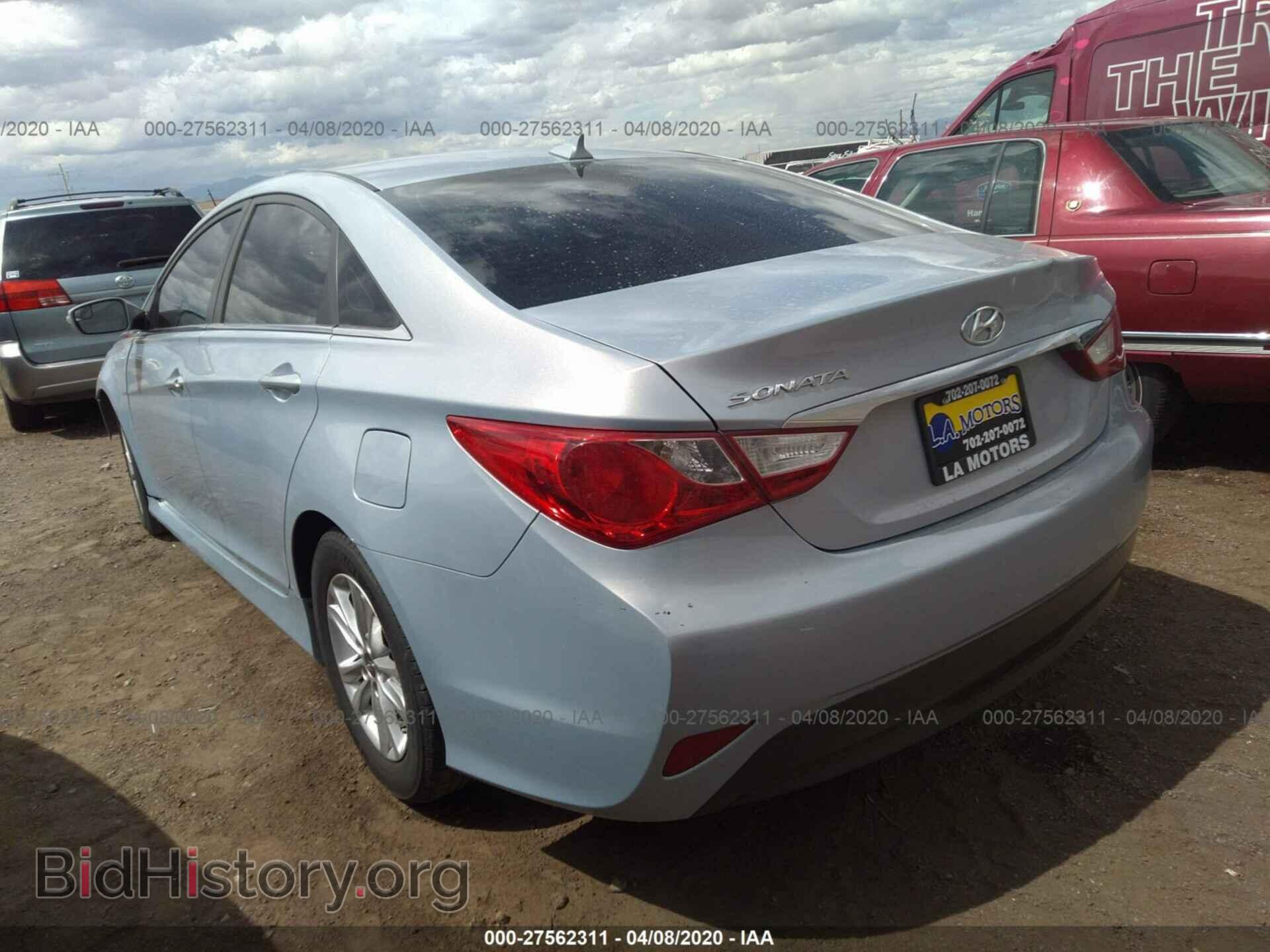 2014 HYUNDAI SONATA - VIN: 5NPEB4AC3EH827775 - Фото 3