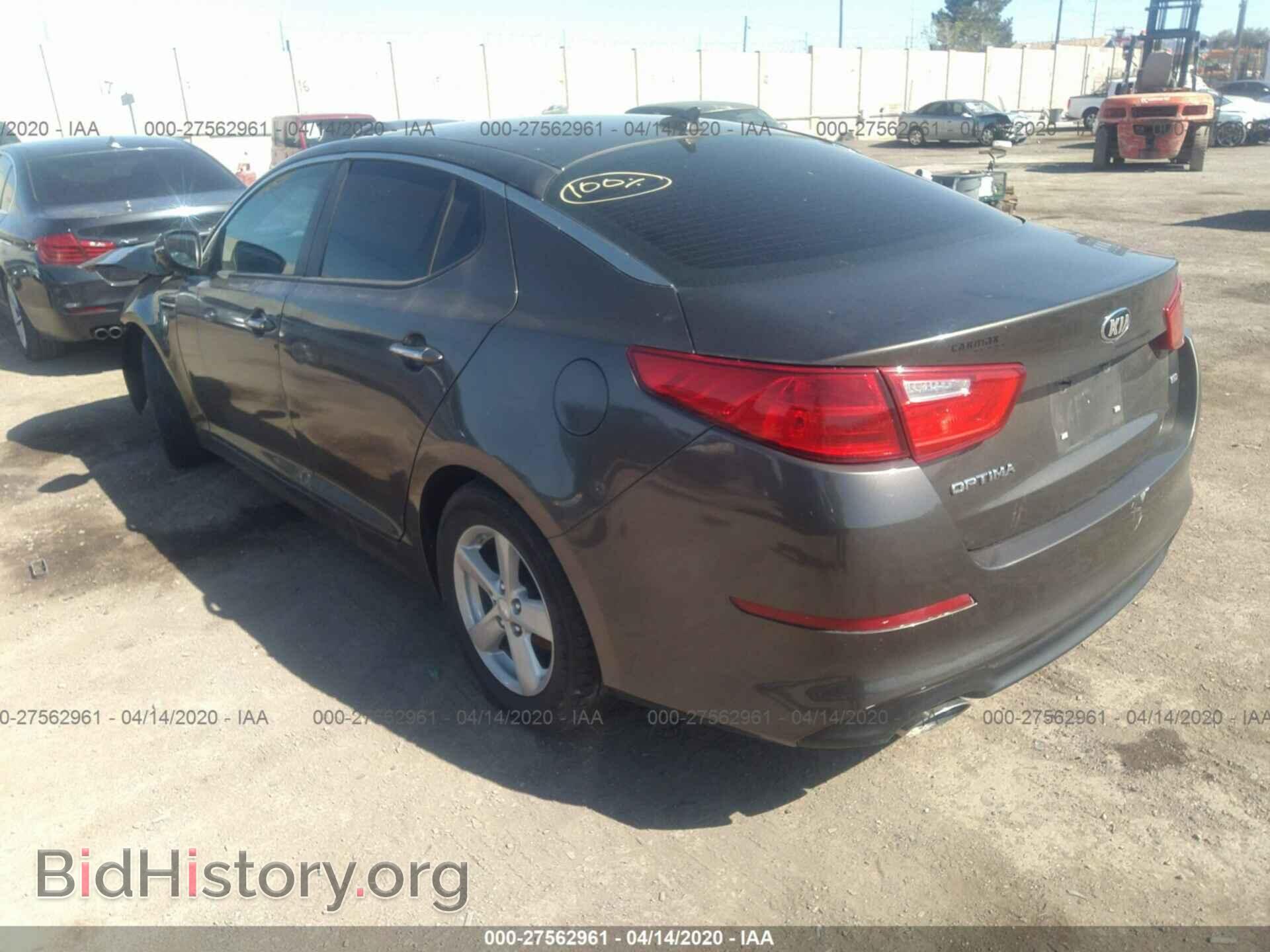 2014 KIA OPTIMA - VIN: 5XXGM4A75EG278601 - Фото 3